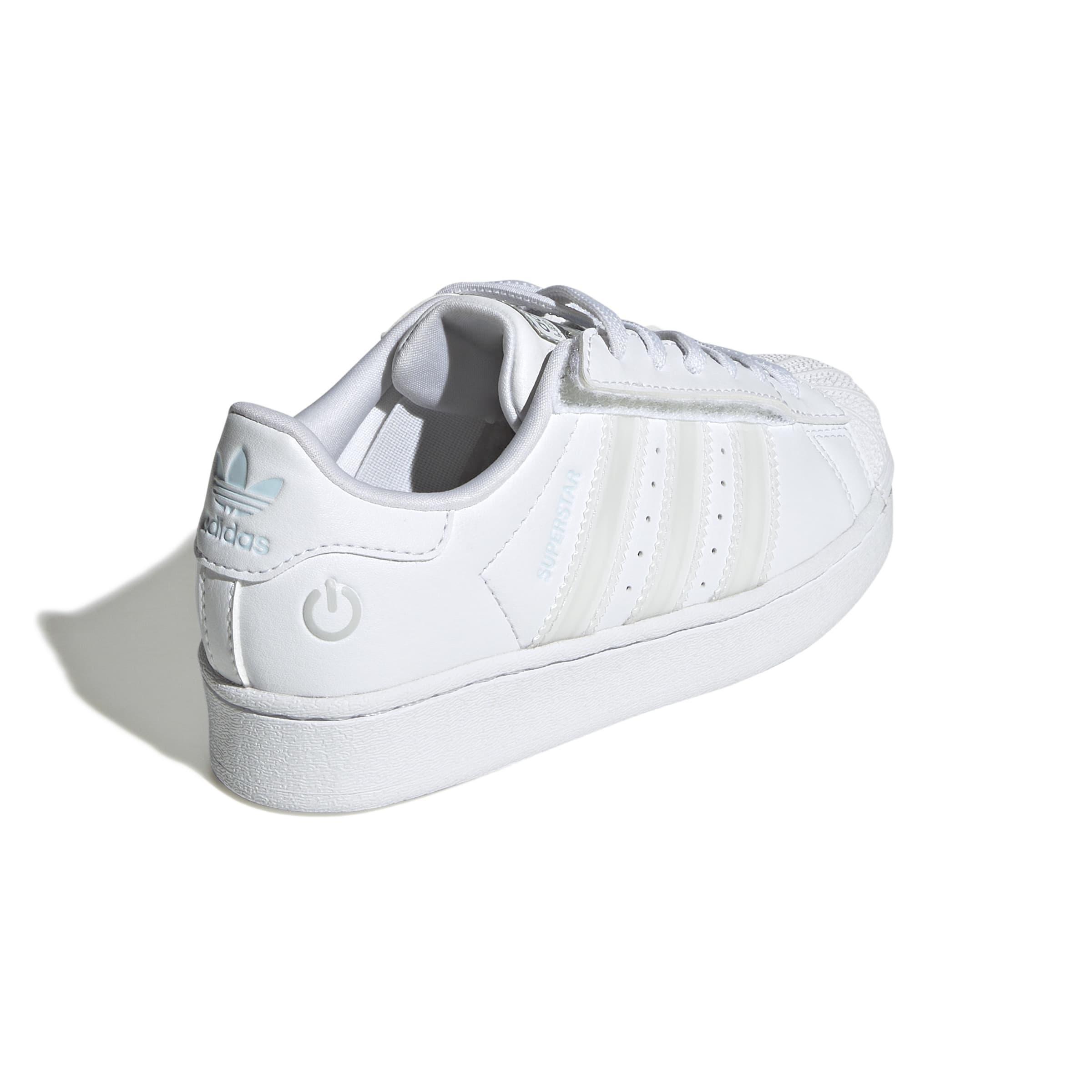 Kids Unisex Superstar Led Lights Comfort Closure Elastic Lace Shoes, White, A701_ONE, large image number 3