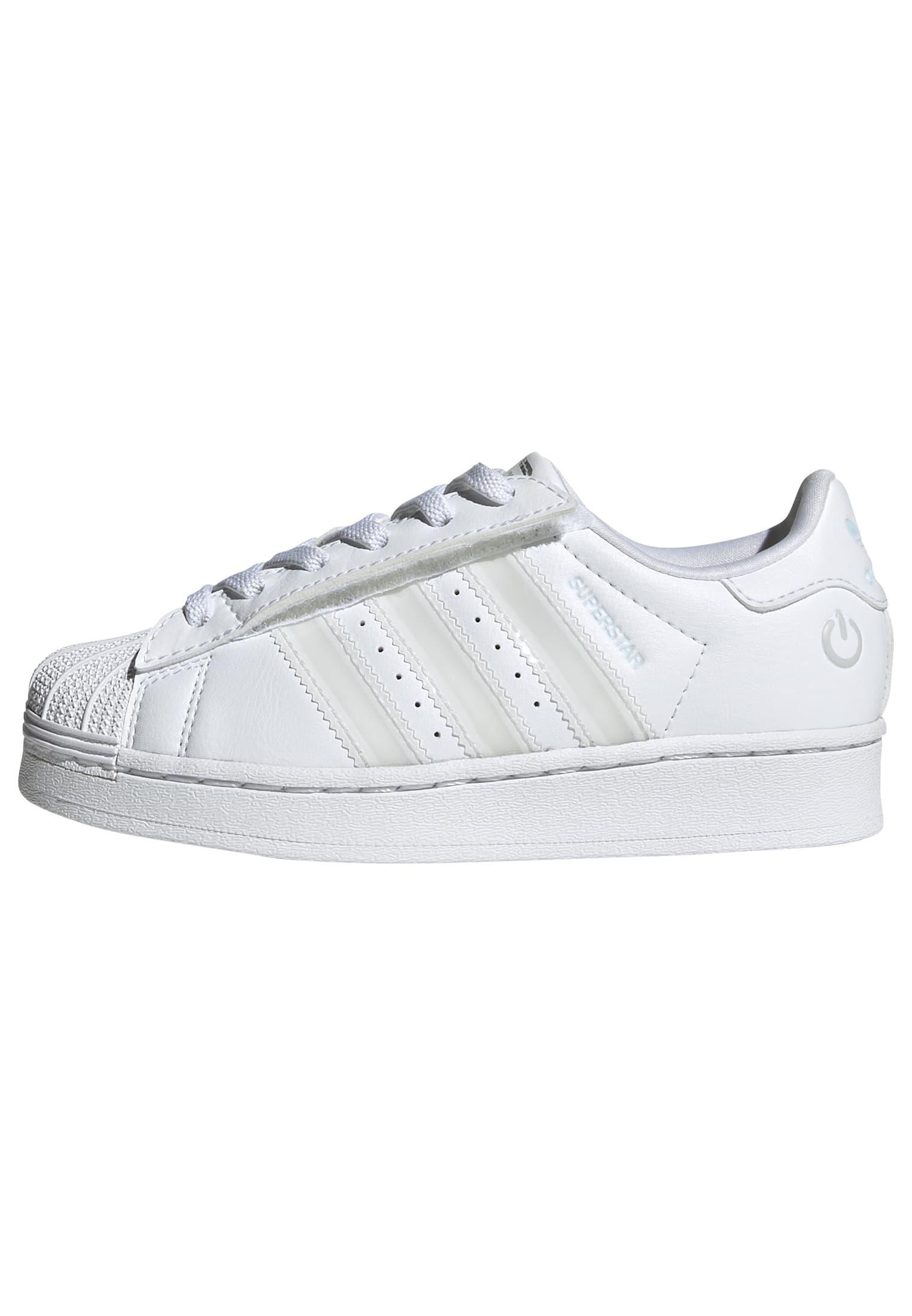 Kids Unisex Superstar Led Lights Comfort Closure Elastic Lace Shoes, White, A701_ONE, large image number 8