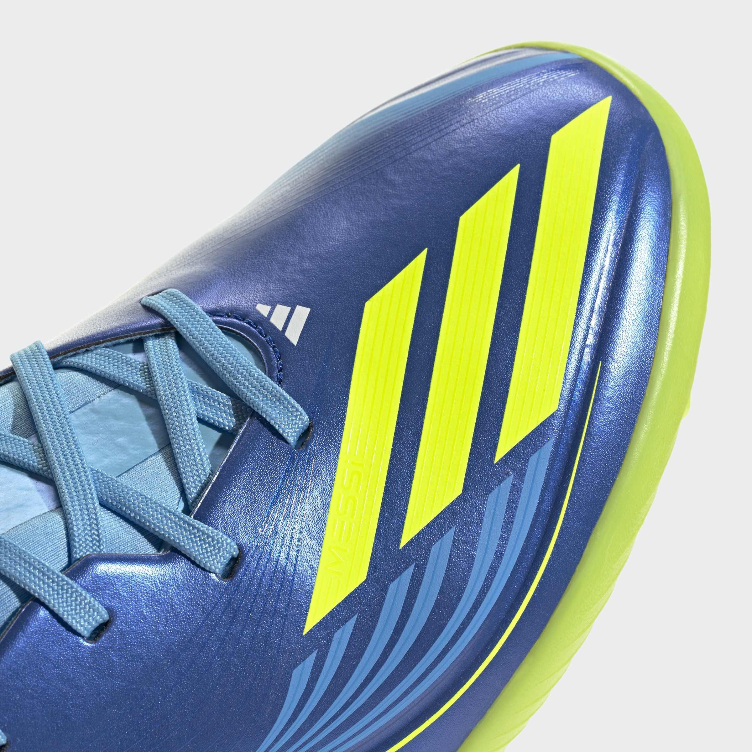 Unisex F50 Messi League Turf Boots, Blue, A701_ONE, large image number 5