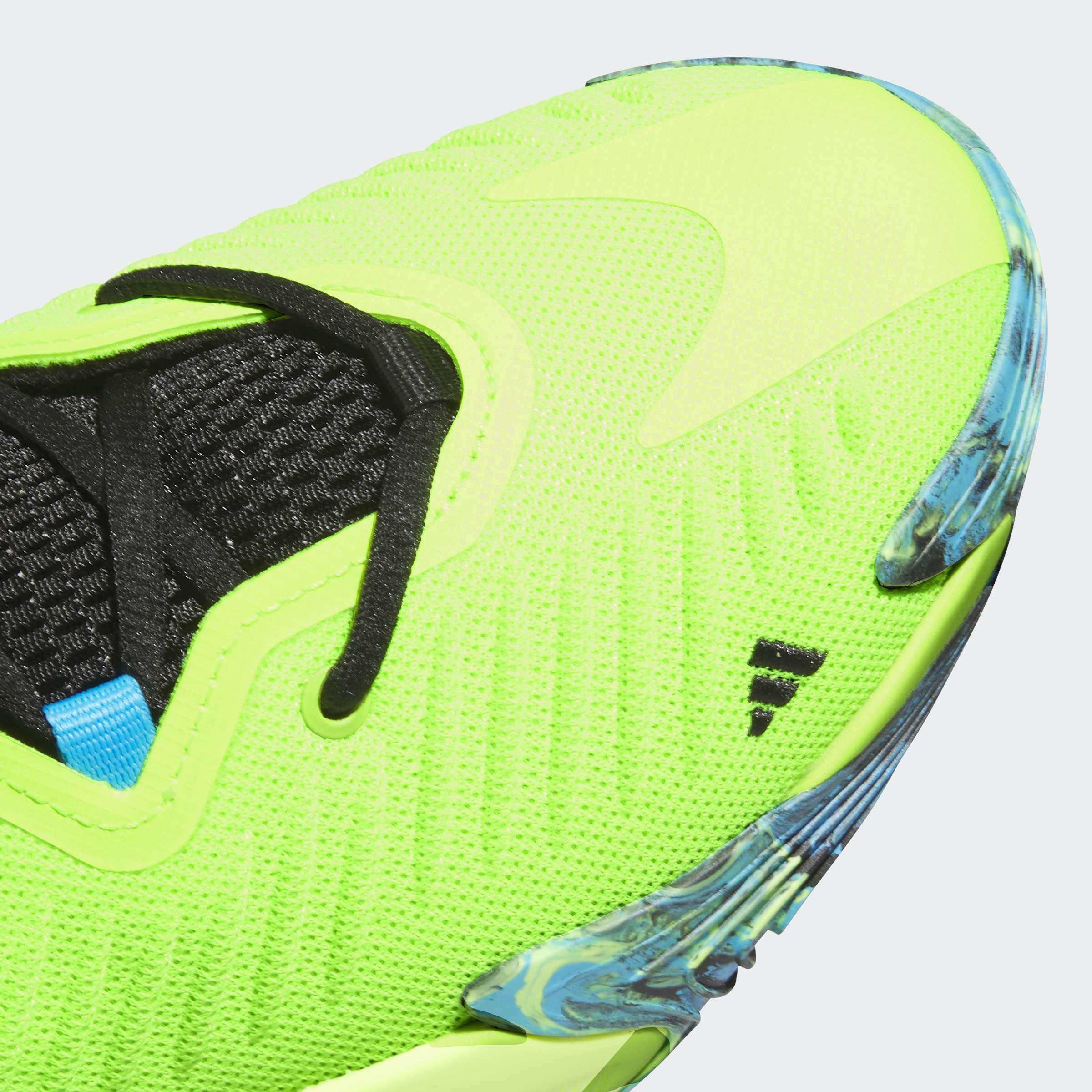 Unisex Adidas Initiation Shoes, Green, A701_ONE, large image number 5