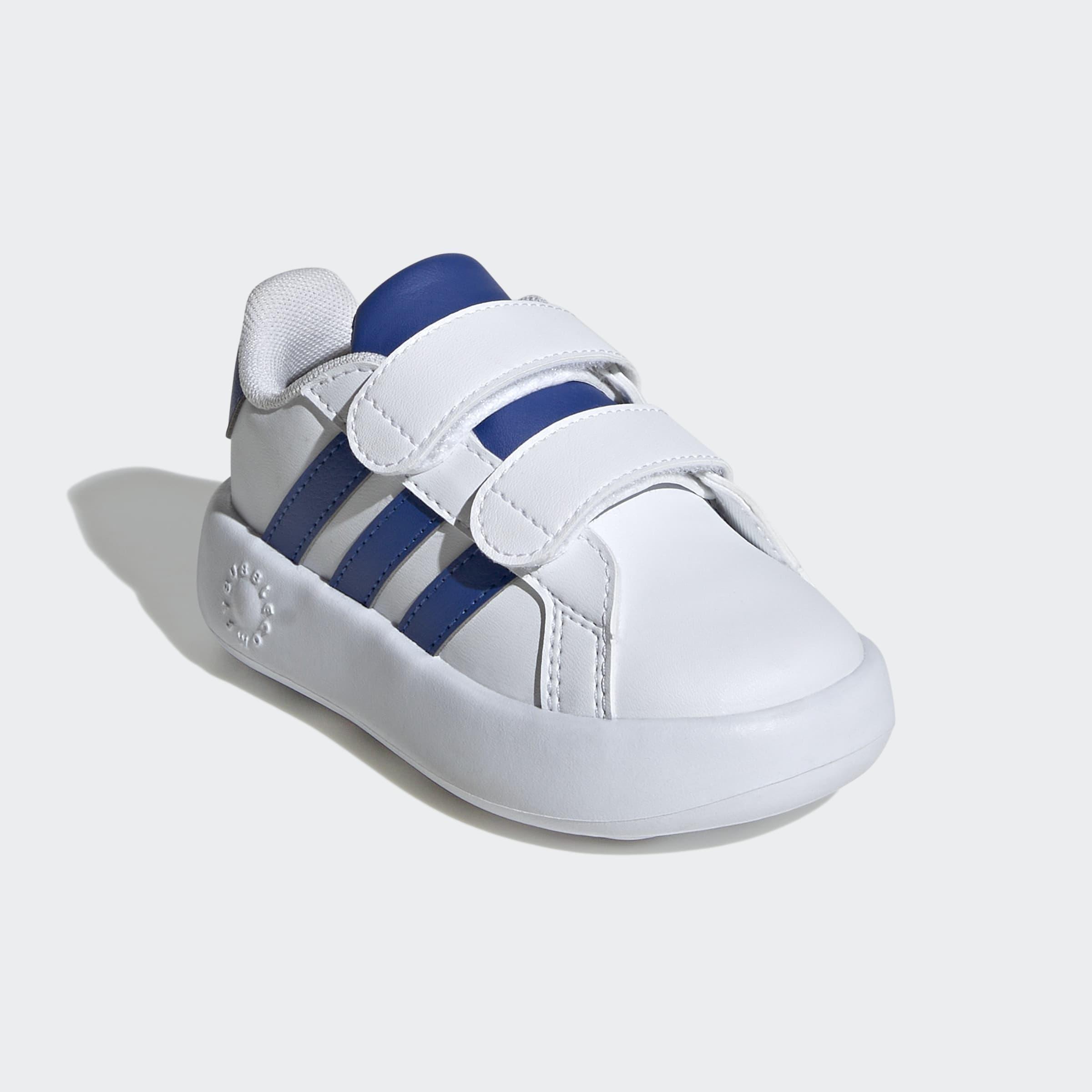 Kids Unisex Grand Court 2.0 Shoes, White, A701_ONE, medium