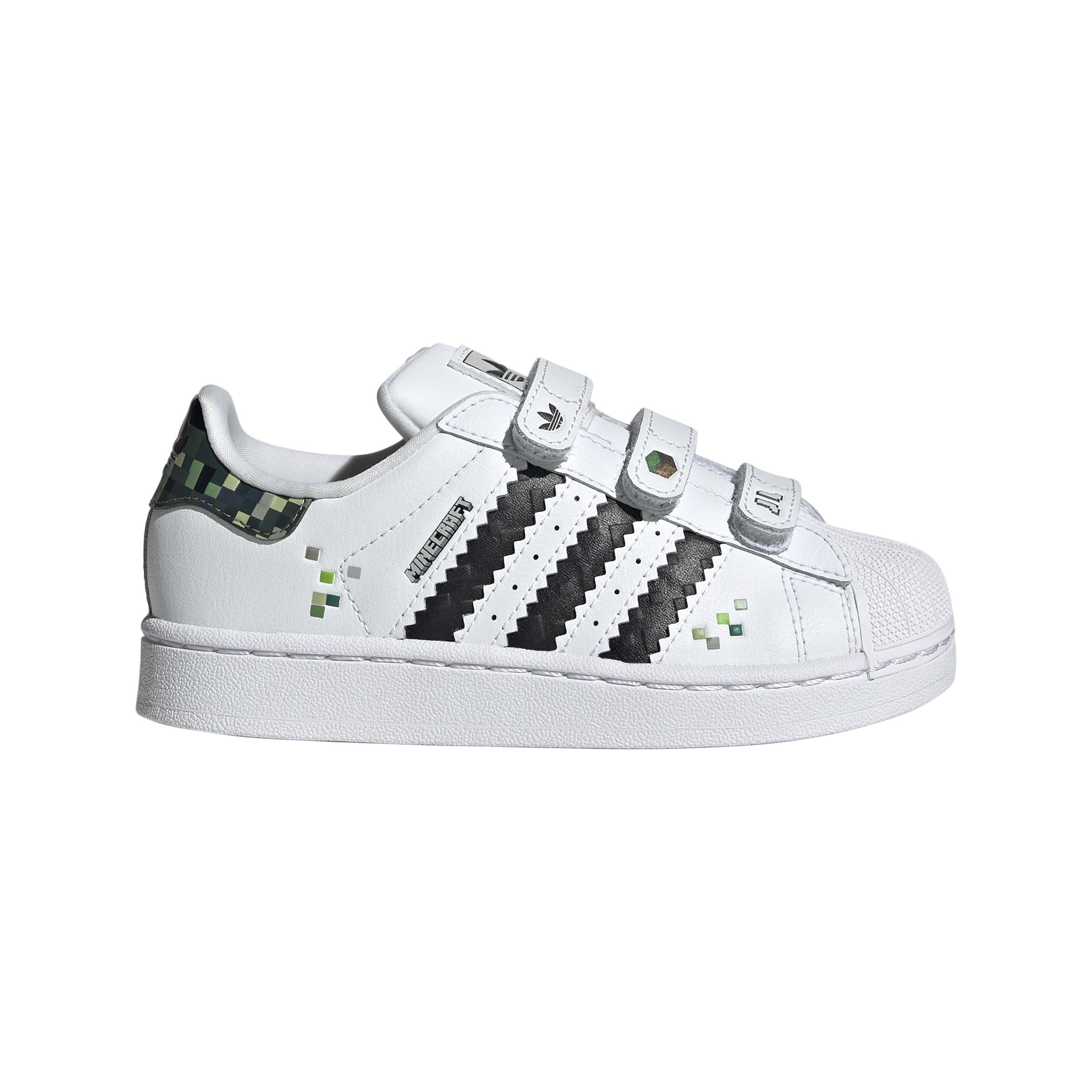 Unisex Superstar II x Minecraft Shoes, White, A701_ONE, large image number 0
