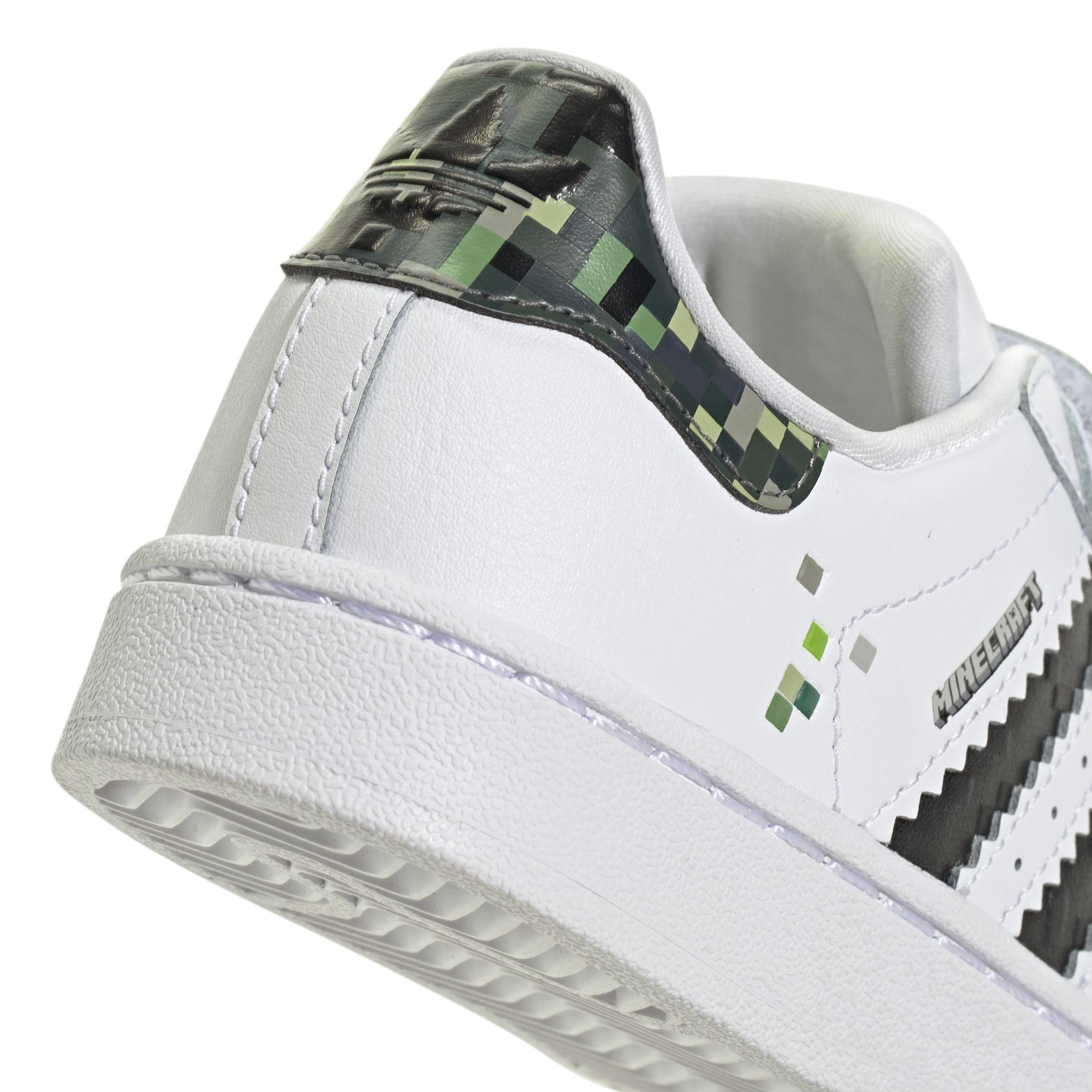 Unisex Superstar II x Minecraft Shoes, White, A701_ONE, large image number 5