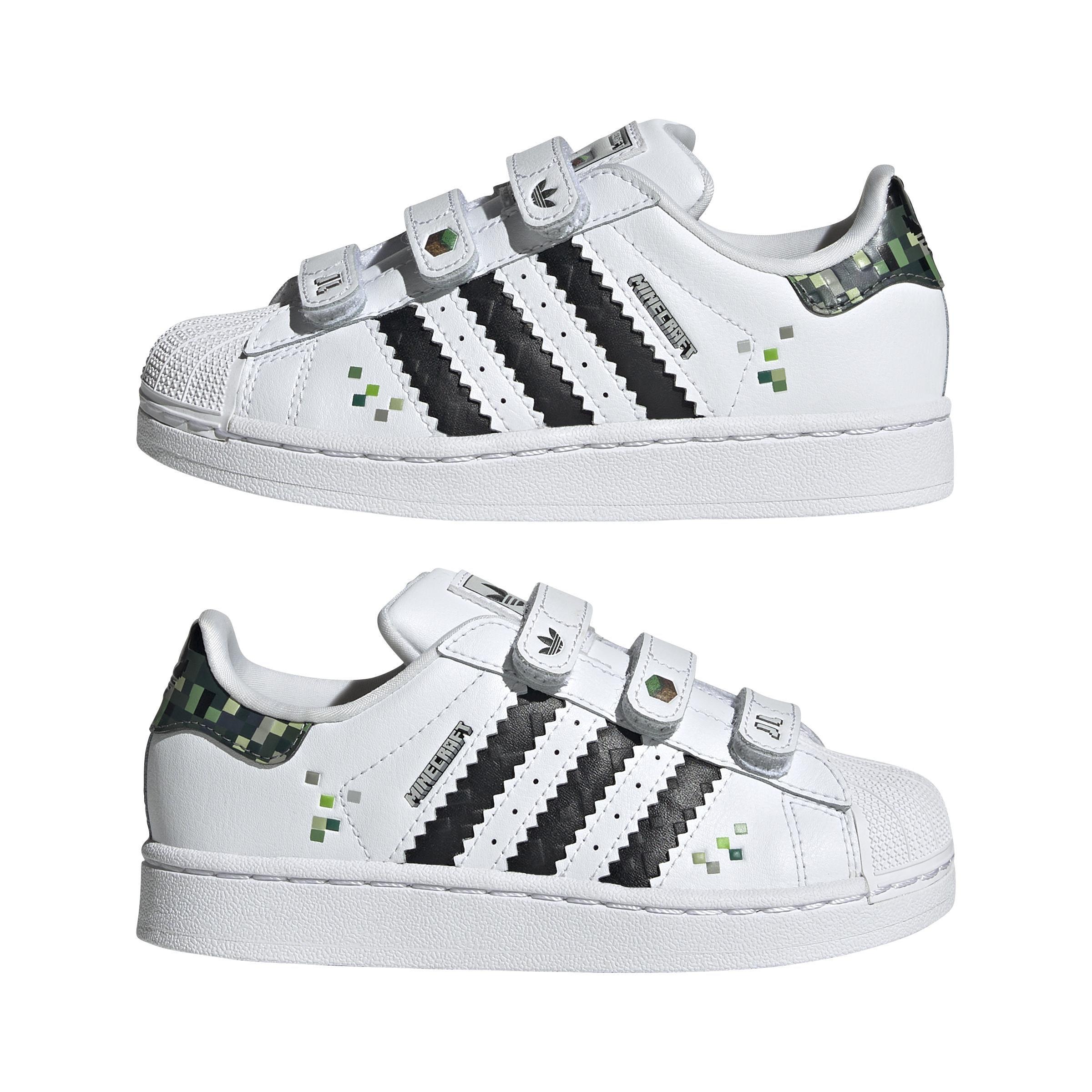 Unisex Superstar II x Minecraft Shoes, White, A701_ONE, large image number 7