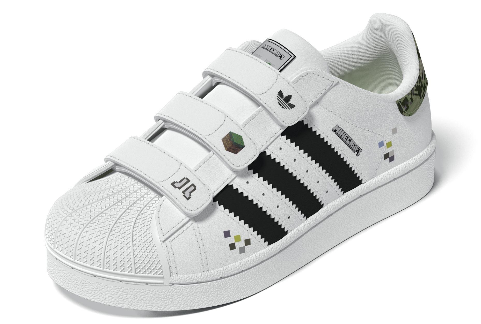 Unisex Superstar II x Minecraft Shoes, White, A701_ONE, large image number 10