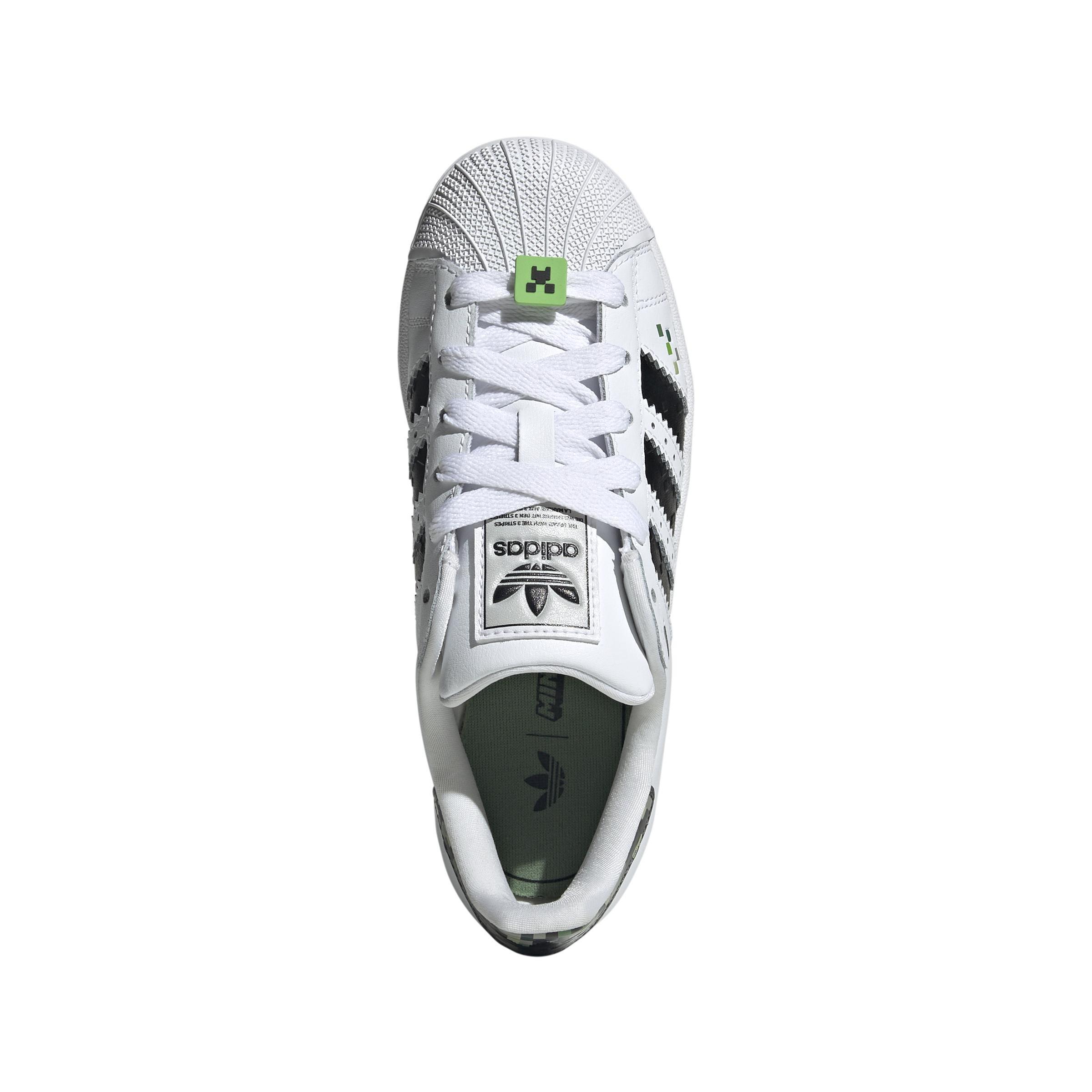 Unisex Superstar II x Minecraft Shoes, White, A701_ONE, large image number 1