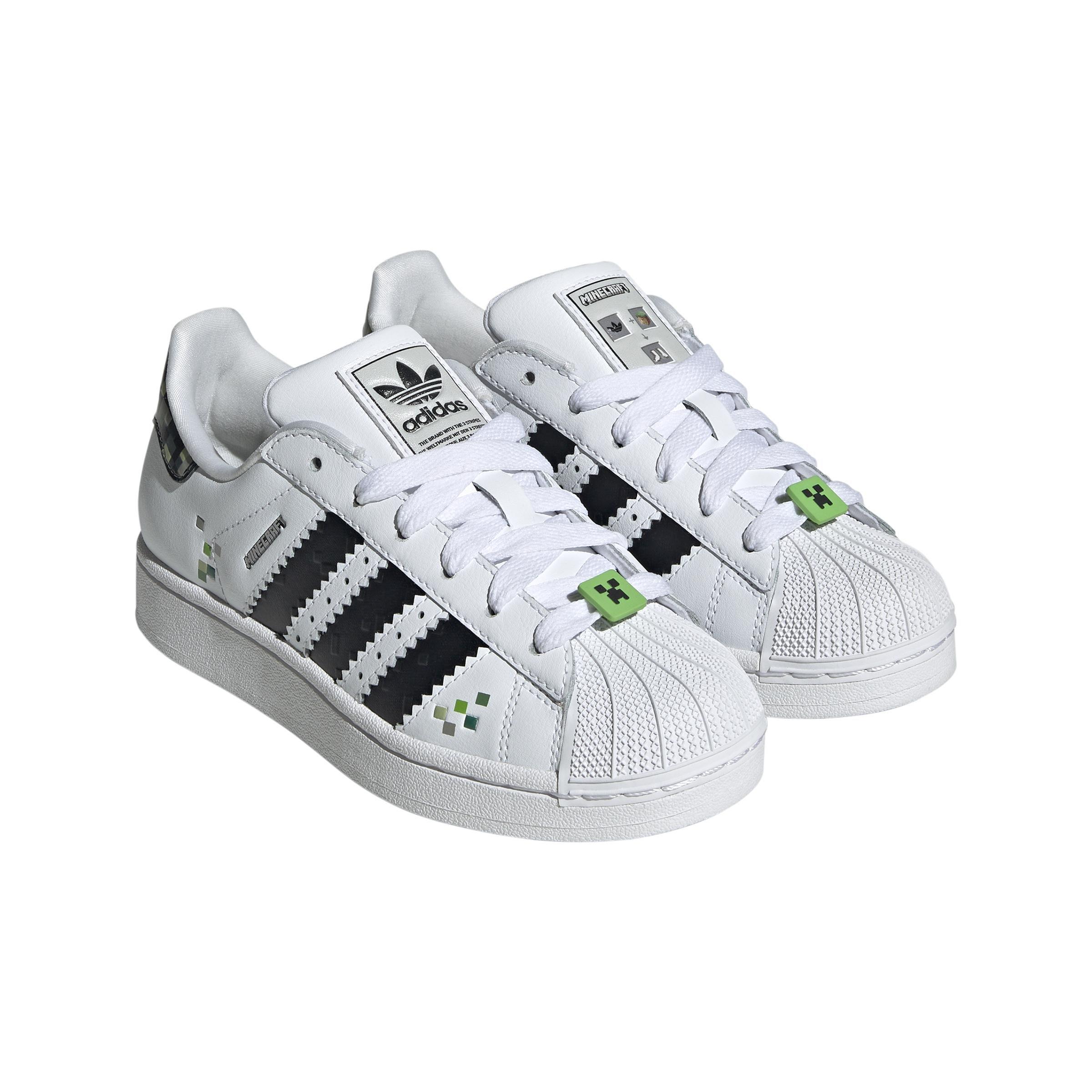 Unisex Superstar II x Minecraft Shoes, White, A701_ONE, large image number 7