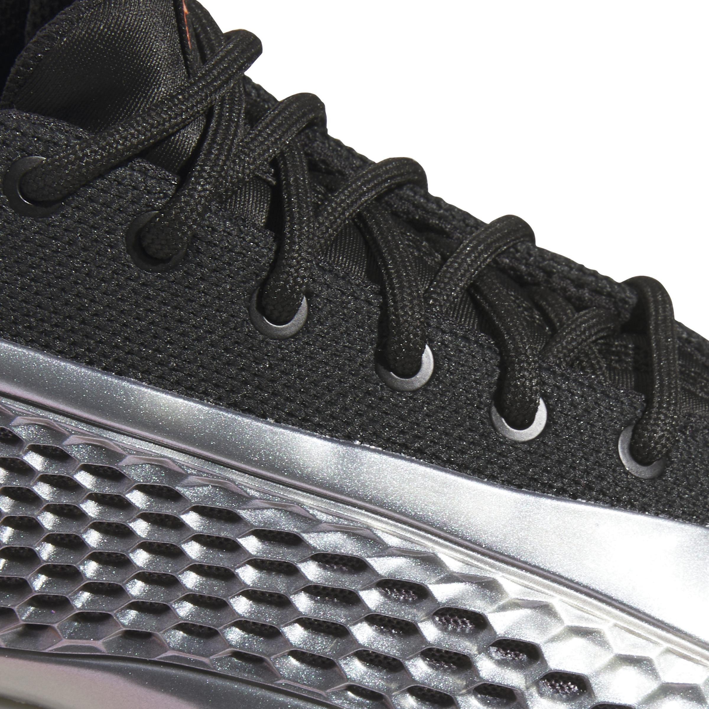 Unisex Kids Anthony Edwards 1 Low Trainers, Grey, A701_ONE, large image number 4