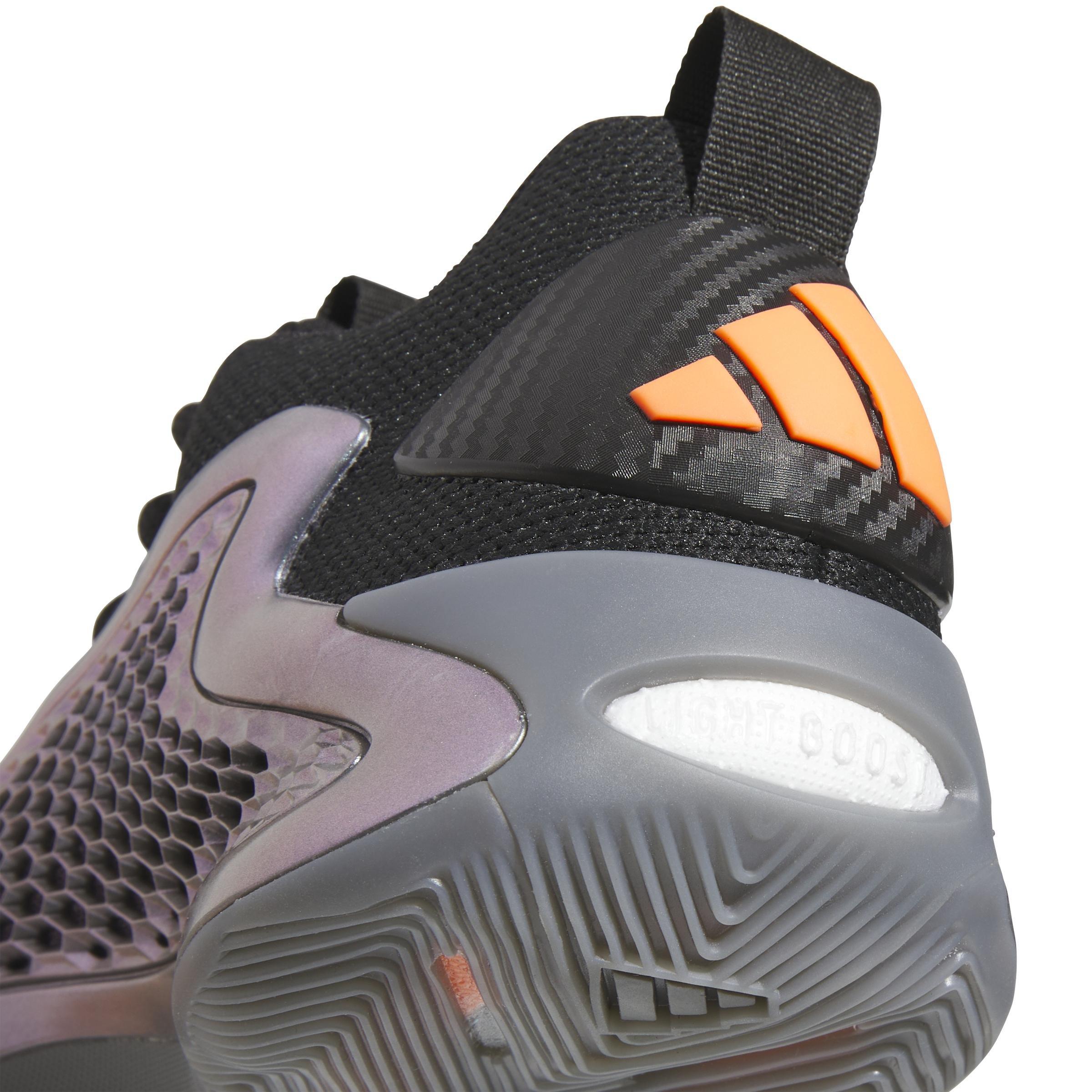 Unisex Kids Anthony Edwards 1 Low Trainers, Grey, A701_ONE, large image number 5