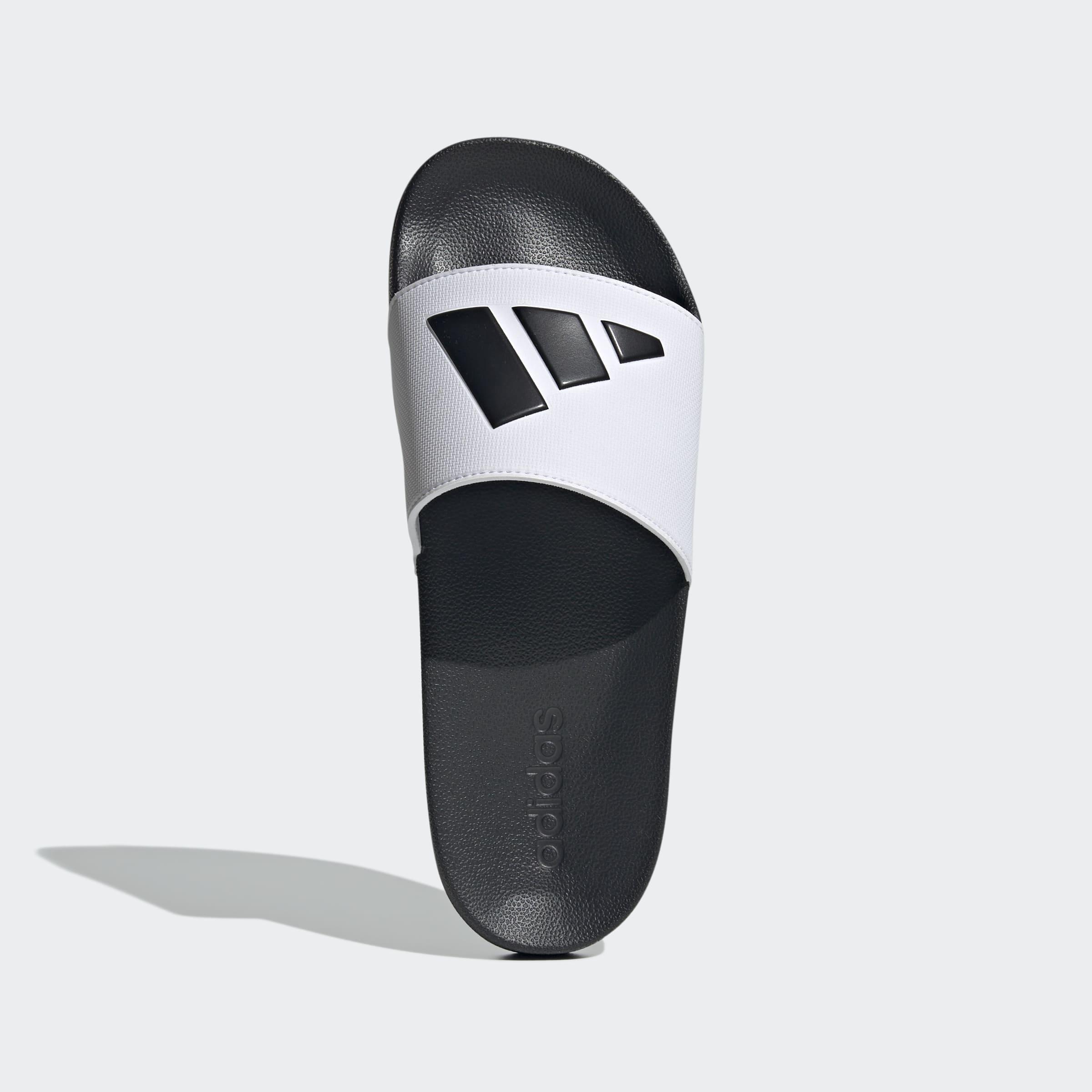 Unisex Adilette Shower Slides, White, A701_ONE, large image number 1