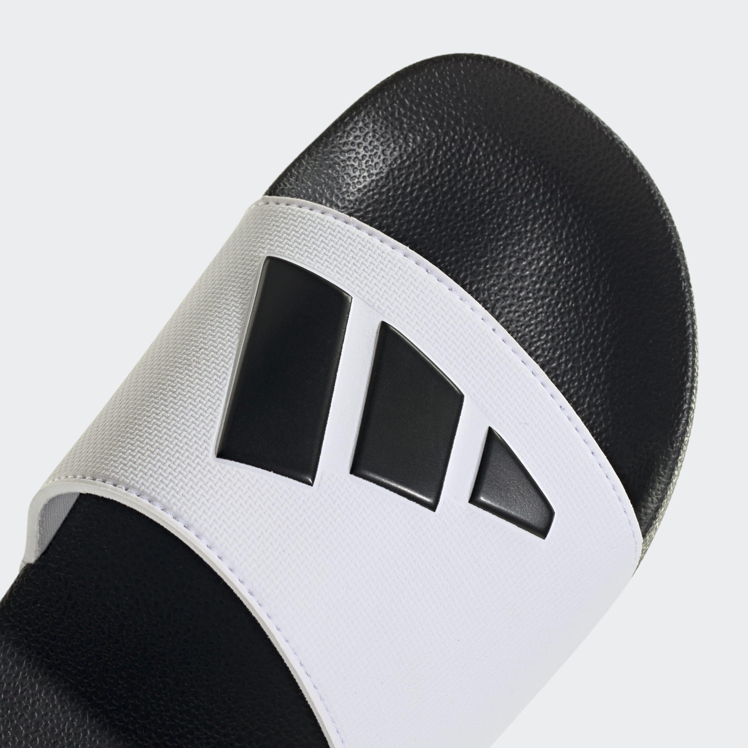 Unisex Adilette Shower Slides, White, A701_ONE, large image number 5