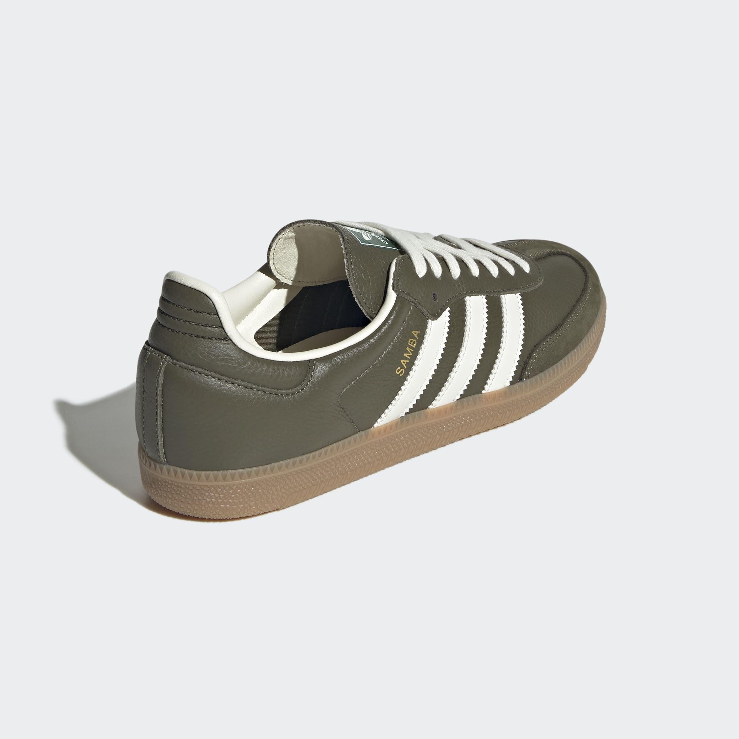 Samba OG Shoes, Green, A701_ONE, large image number 3