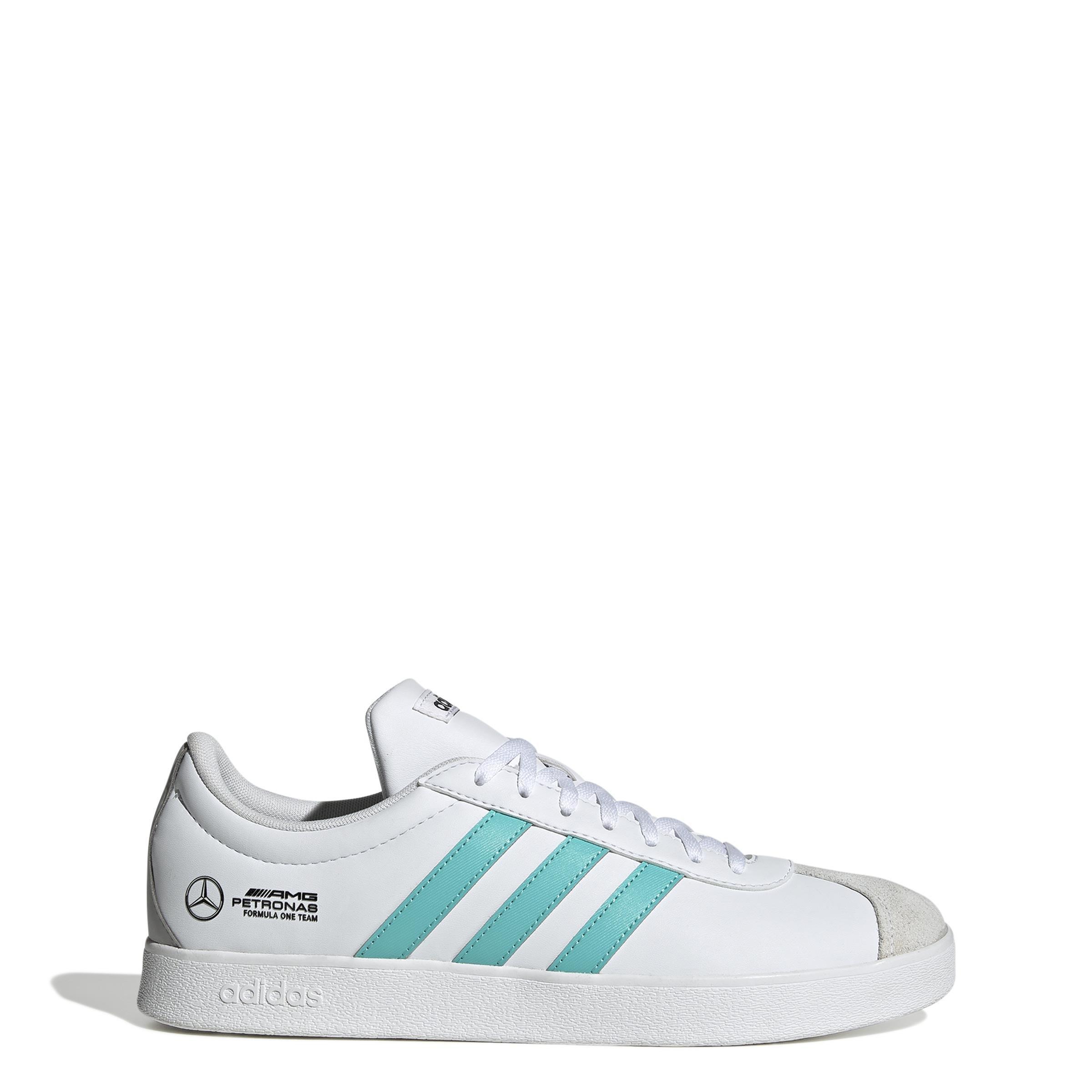 Unisex Mercedes - AMG Petronas Formula One Team Vl Court Base Trainers, White, A701_ONE, large image number 8