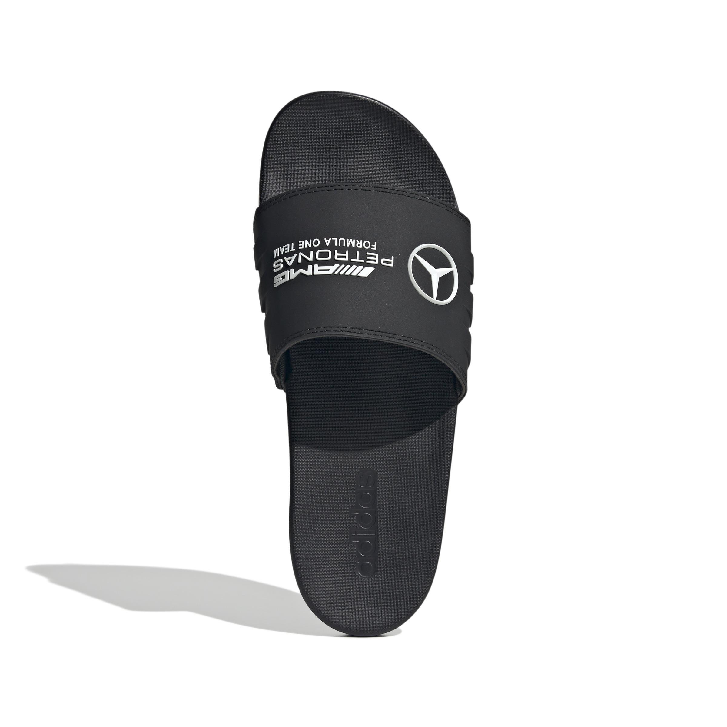 Unisex Mercedes - AMG Petronas Formula One Team Adilette Comfort Slides, Black, A701_ONE, large image number 1