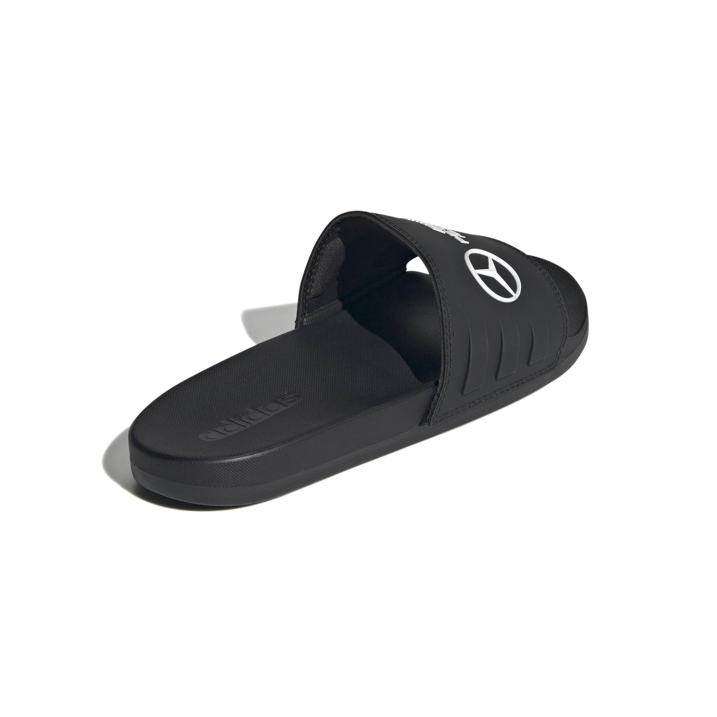 Unisex Mercedes - AMG Petronas Formula One Team Adilette Comfort Slides, Black, A701_ONE, large image number 3