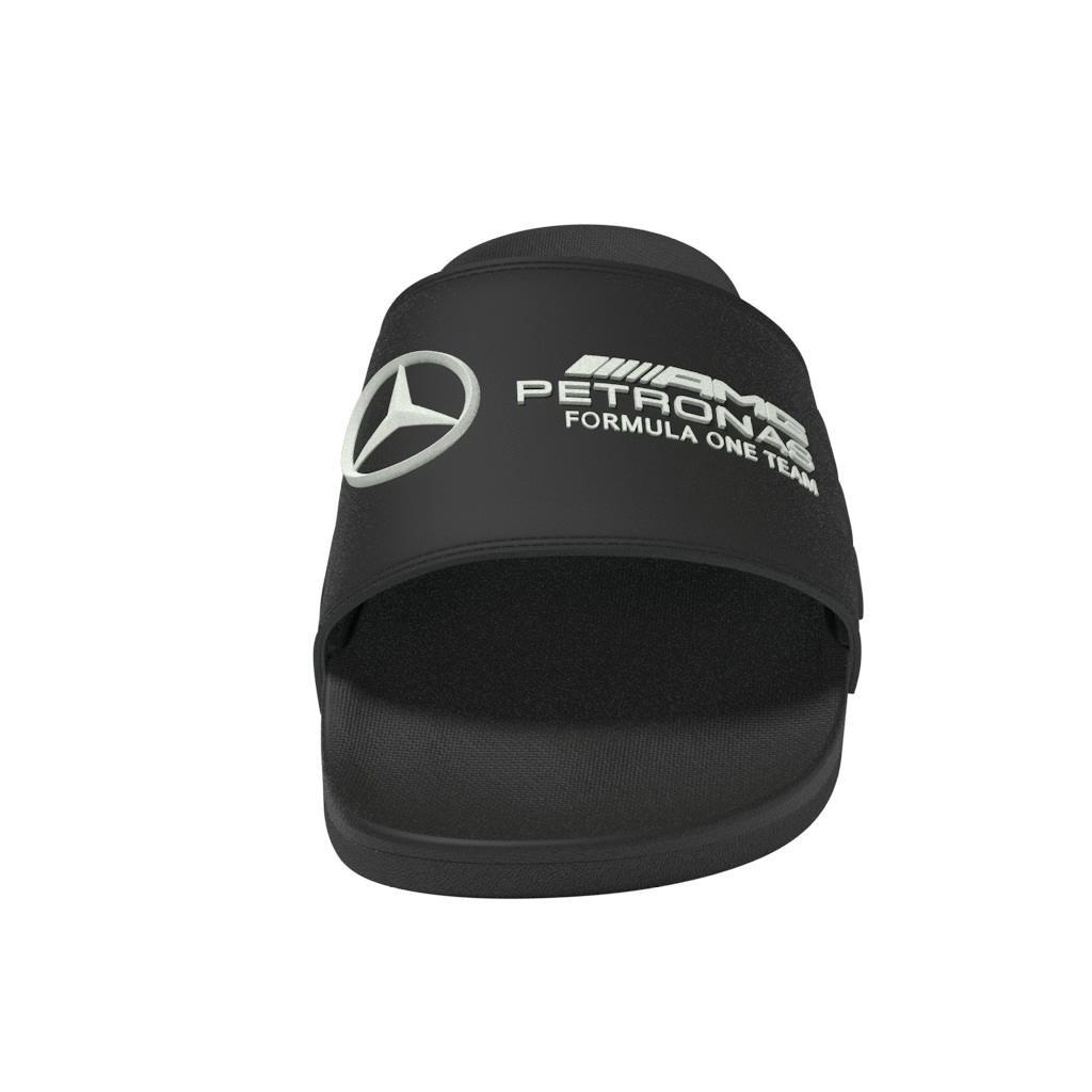 Unisex Mercedes - AMG Petronas Formula One Team Adilette Comfort Slides, Black, A701_ONE, large image number 7