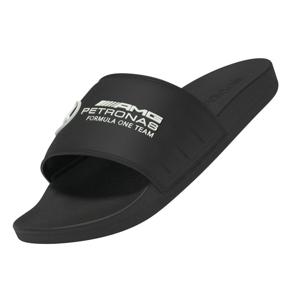 Unisex Mercedes - AMG Petronas Formula One Team Adilette Comfort Slides, Black, A701_ONE, large image number 8