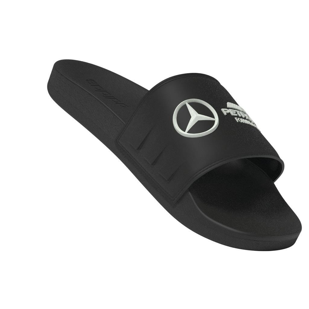 Unisex Mercedes - AMG Petronas Formula One Team Adilette Comfort Slides, Black, A701_ONE, large image number 10