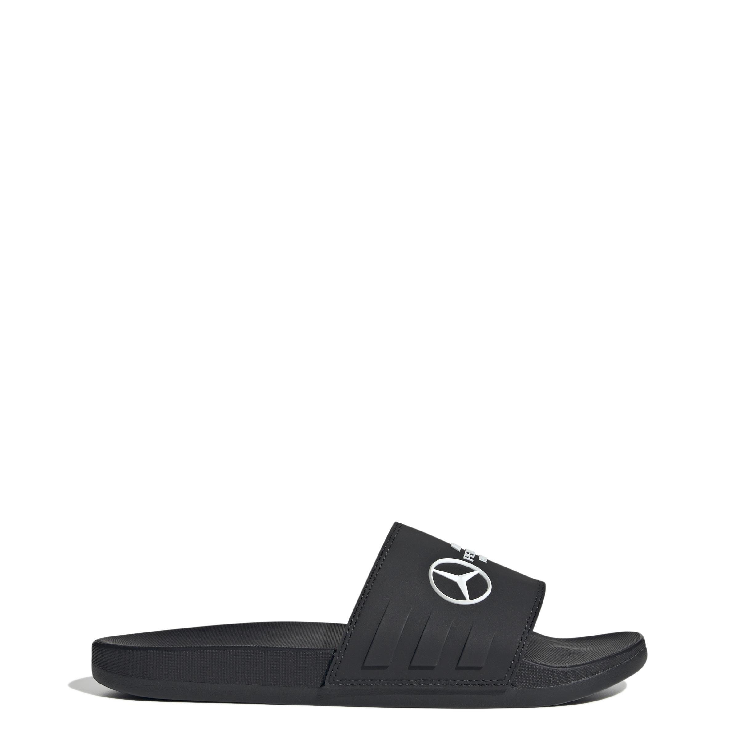 Unisex Mercedes - AMG Petronas Formula One Team Adilette Comfort Slides, Black, A701_ONE, large image number 14