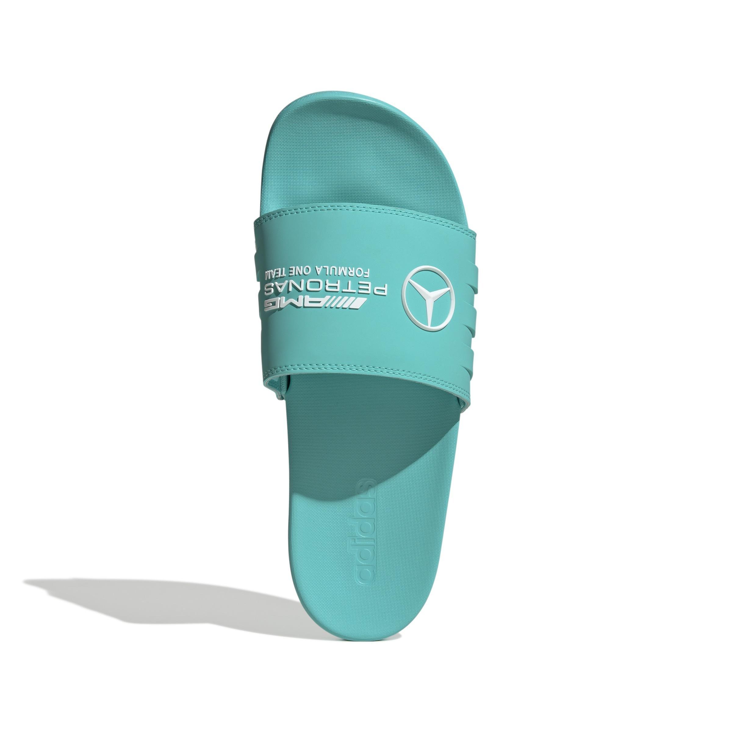 Unisex Mercedes - AMG Petronas Formula One Team Adilette Comfort Slides, Turquoise, A701_ONE, large image number 1