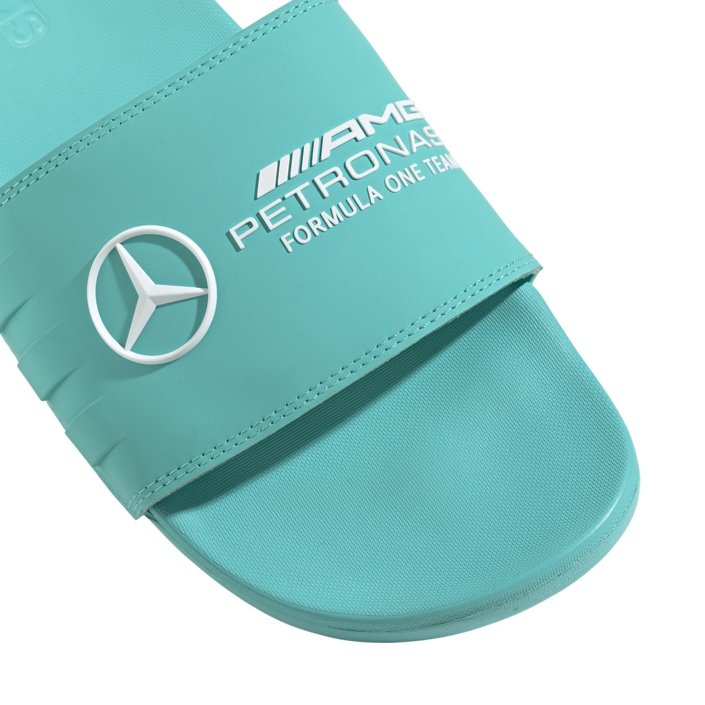Unisex Mercedes - AMG Petronas Formula One Team Adilette Comfort Slides, Turquoise, , large image number 4