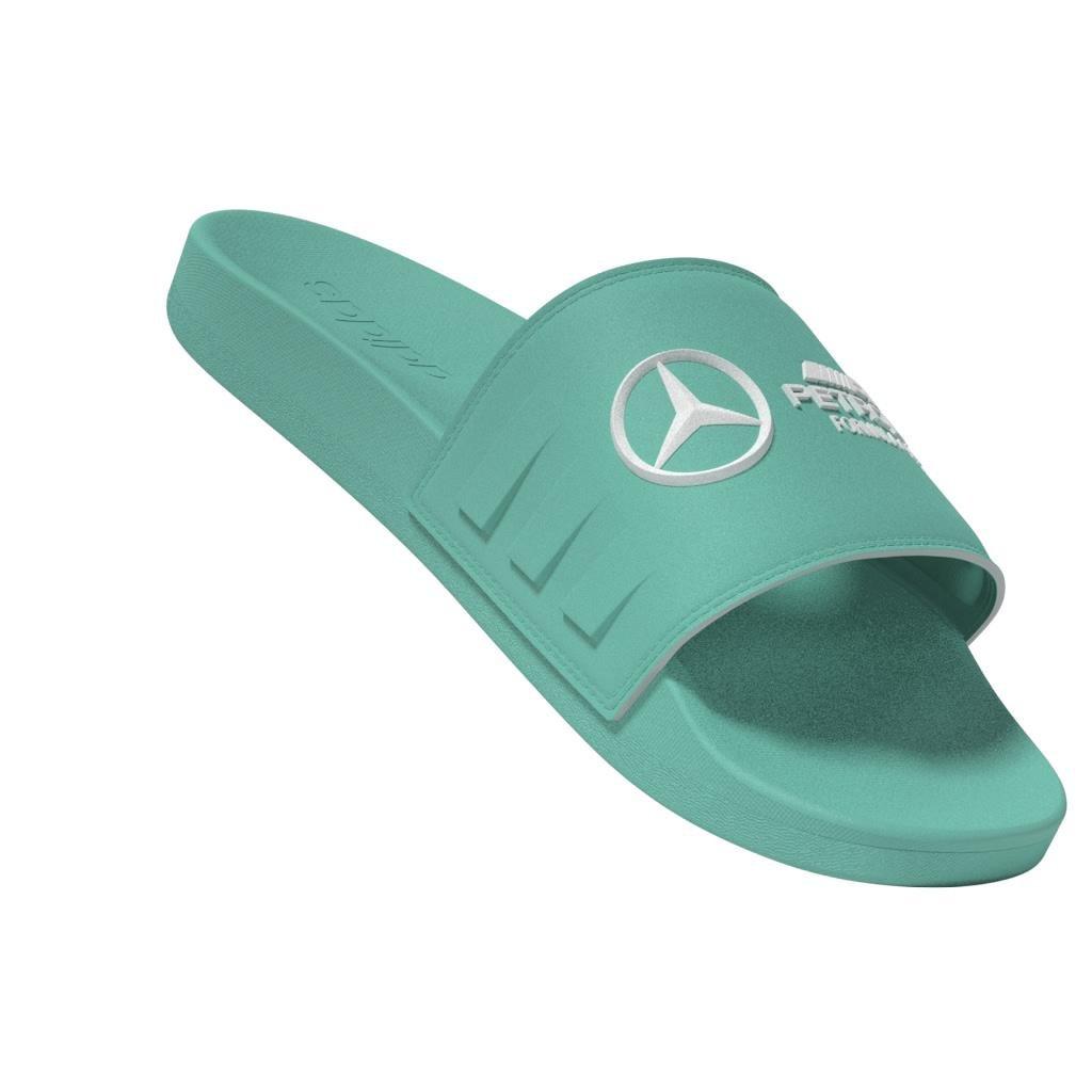 Unisex Mercedes - AMG Petronas Formula One Team Adilette Comfort Slides, Turquoise, A701_ONE, large image number 10