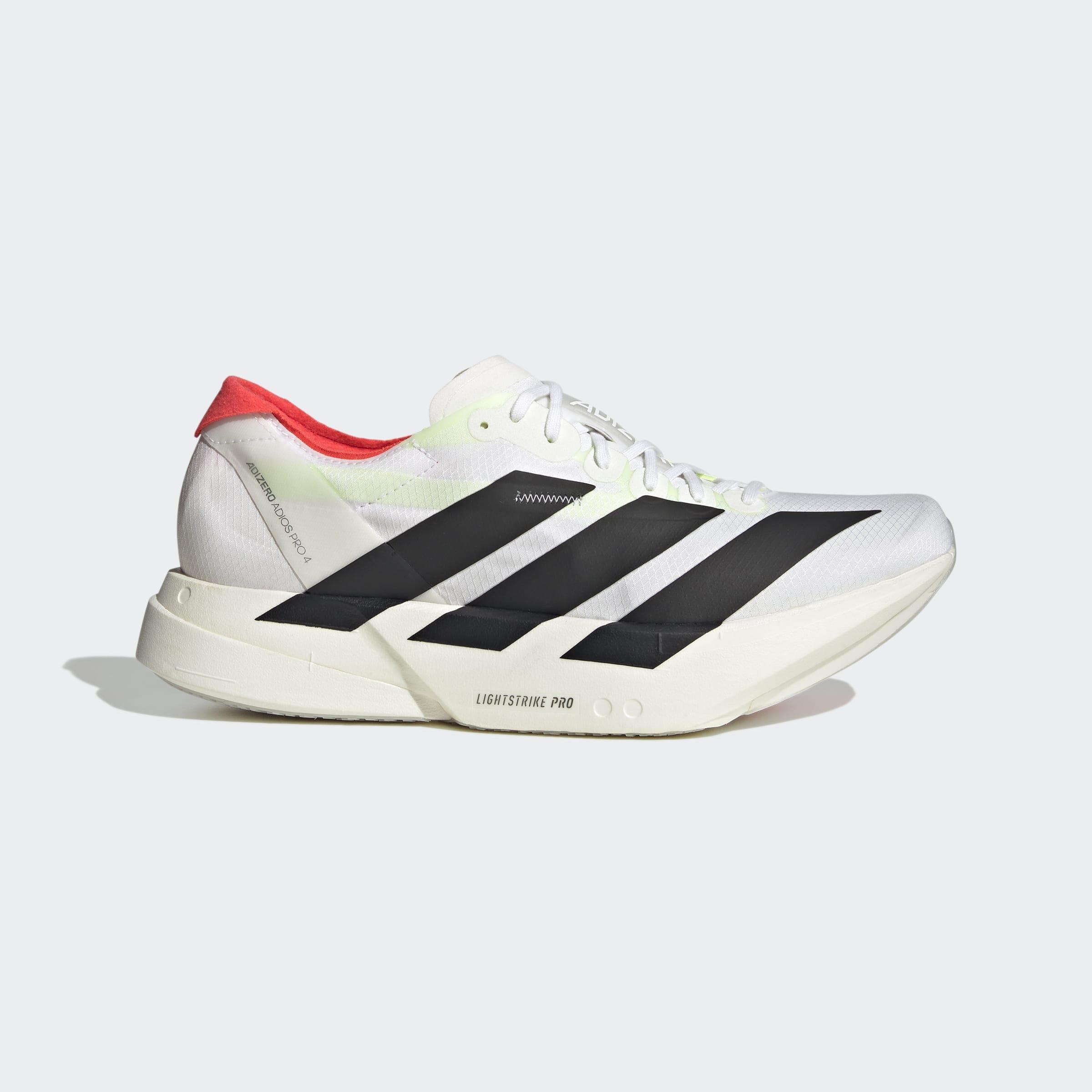 Adizero Adios Pro 4 Shoes, White, A701_ONE, medium