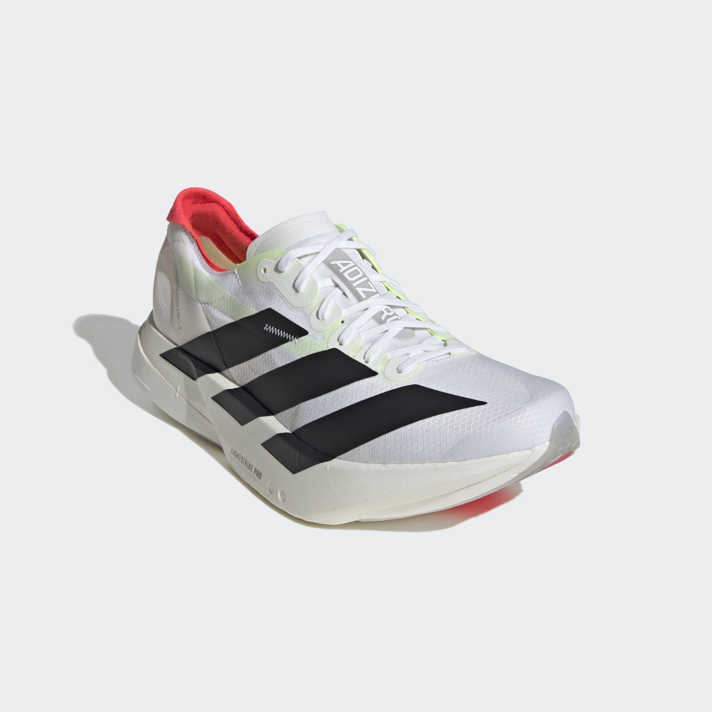 Adizero Adios Pro 4 Shoes, White, A701_ONE, medium