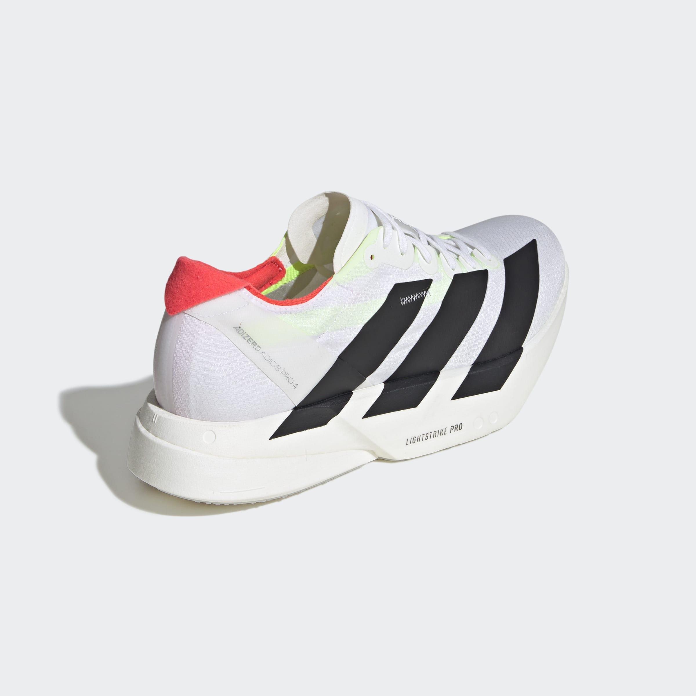 Adizero Adios Pro 4 Shoes, White, A701_ONE, large image number 3