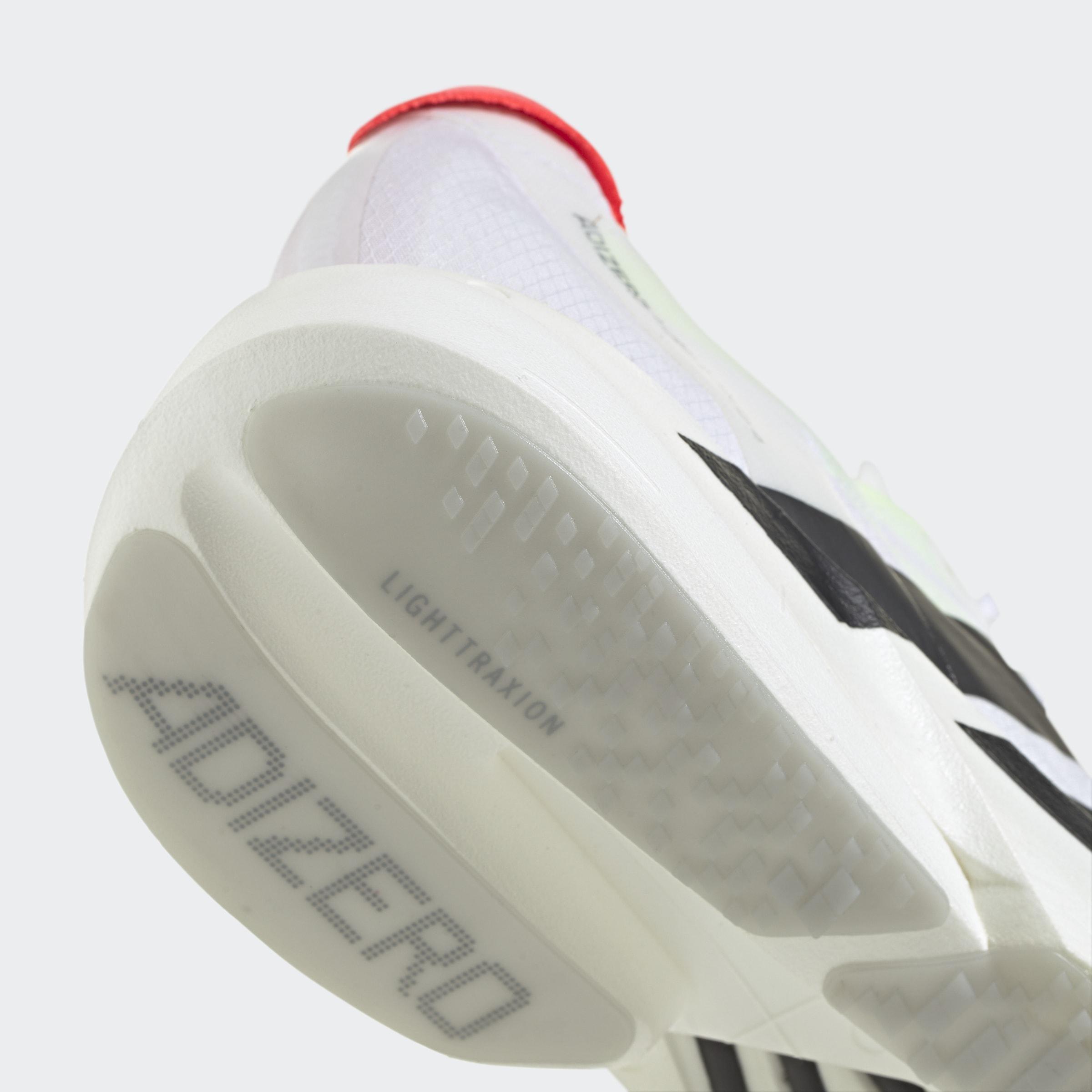 Adizero Adios Pro 4 Shoes, White, A701_ONE, large image number 4