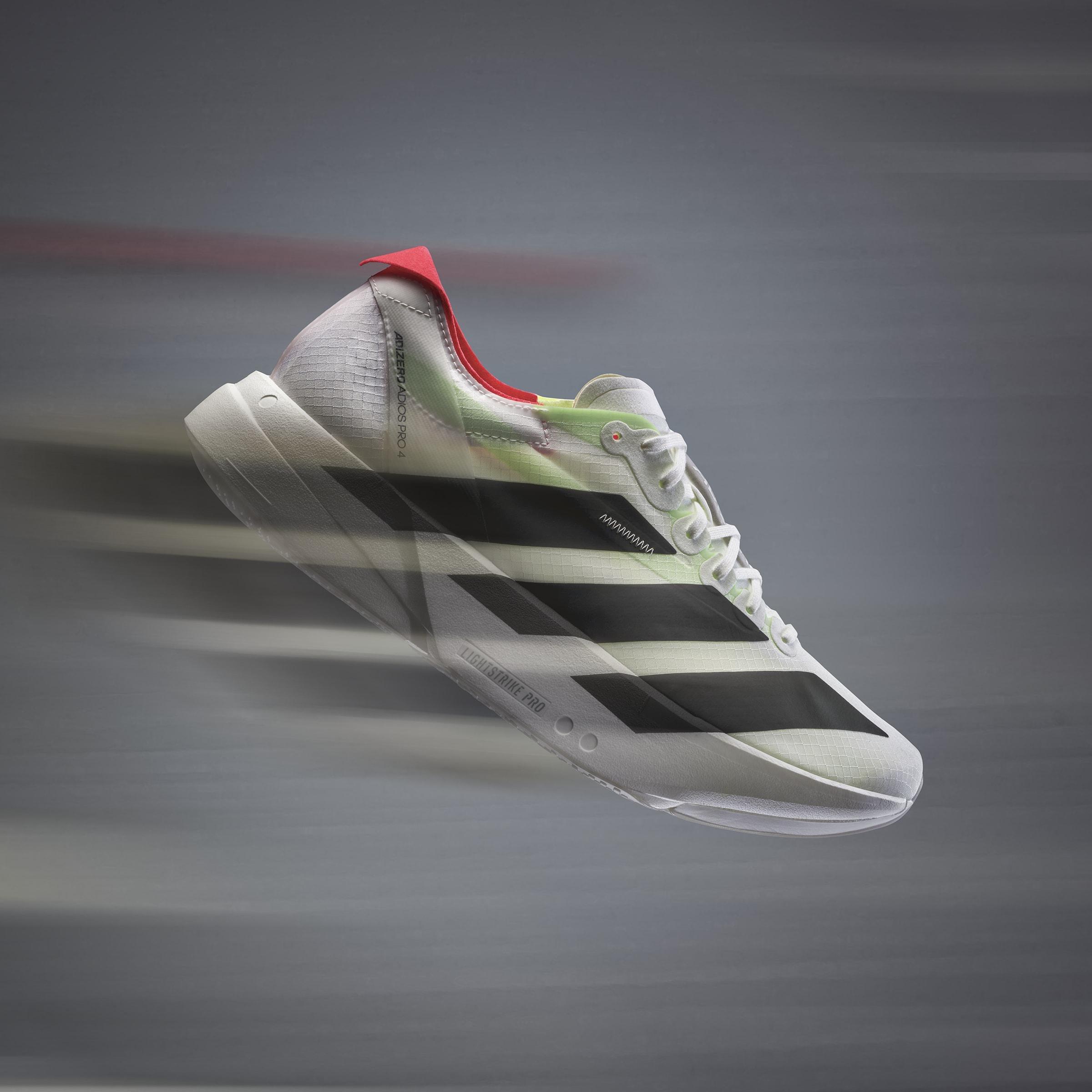 Adizero Adios Pro 4 Shoes, White, A701_ONE, large image number 9