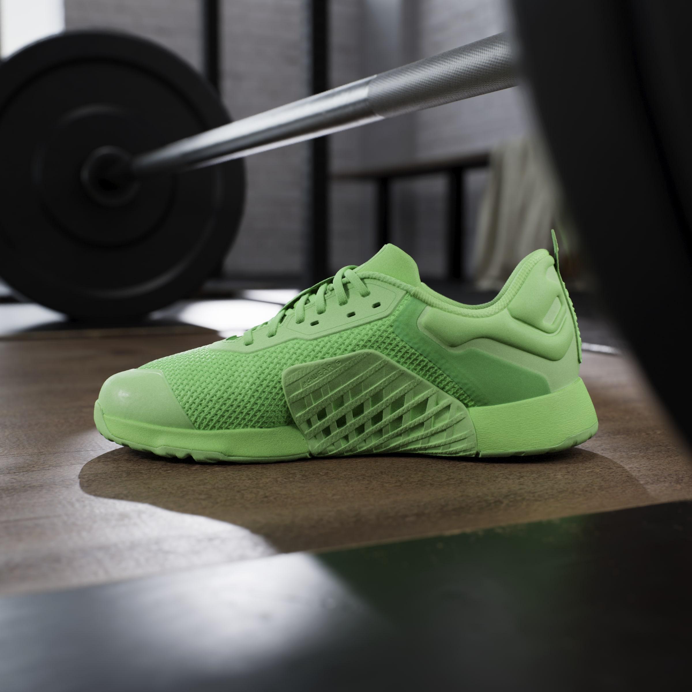 Unisex Dropset 3 strength training shoes, Green, A701_ONE, large image number 6