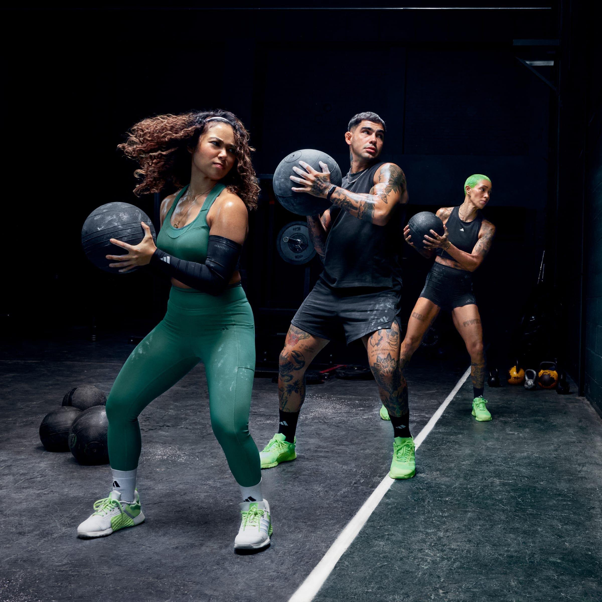 Unisex Dropset 3 strength training shoes, Green, A701_ONE, large image number 10