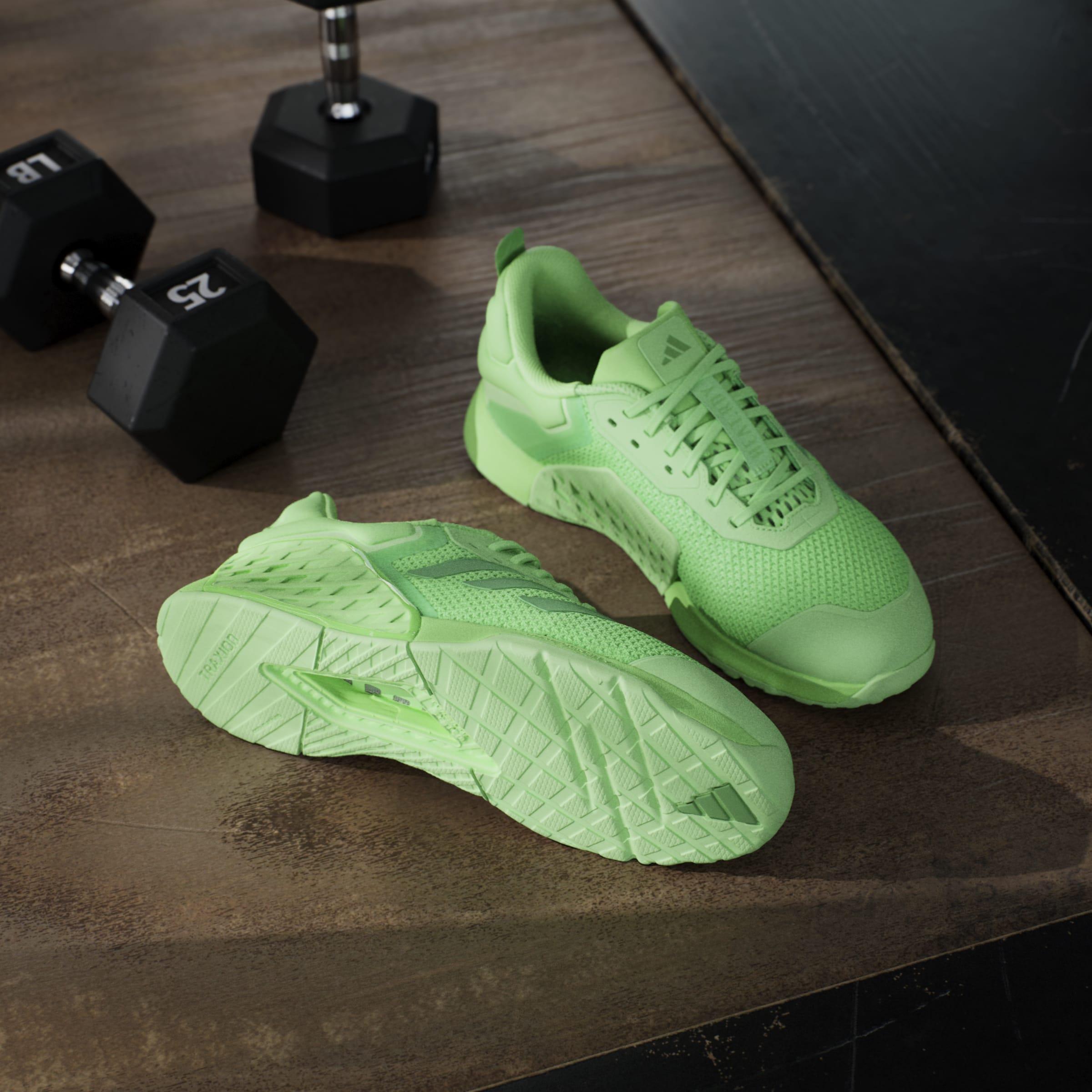 Unisex Dropset 3 strength training shoes, Green, A701_ONE, large image number 12