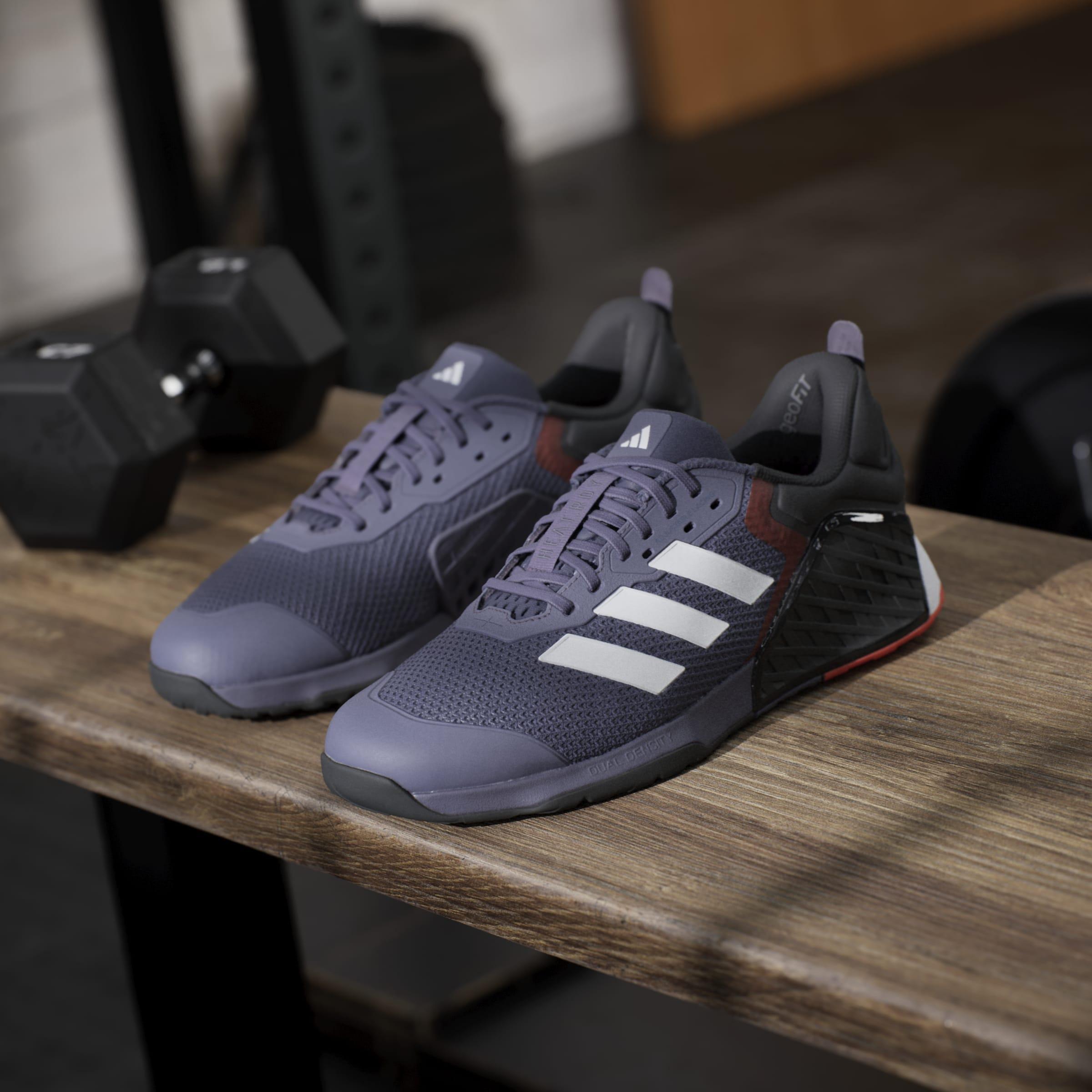 Unisex Dropset 3 Training Shoes, Purple, A701_ONE, large image number 12