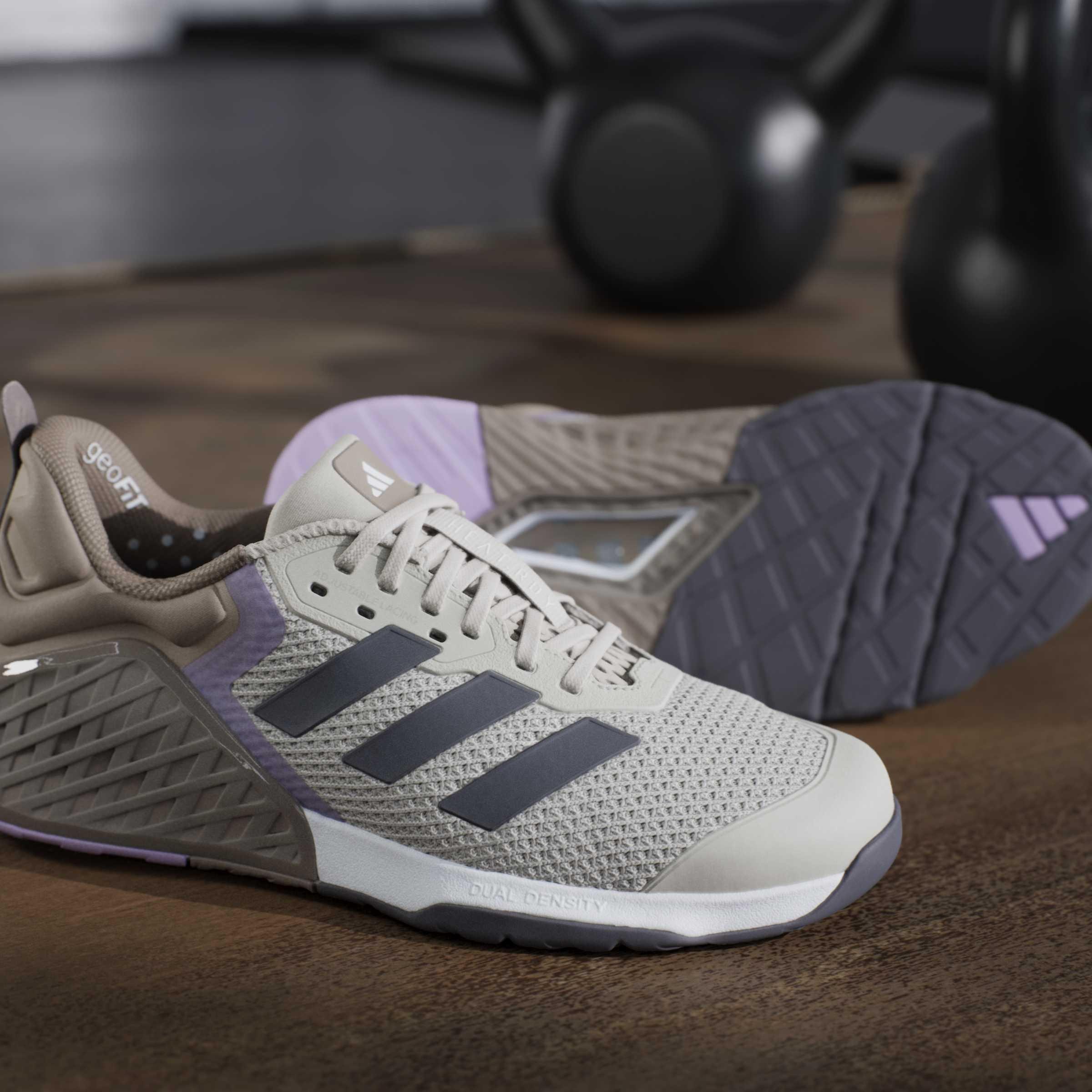 Dropset 3 Training Shoes, Grey, A701_ONE, large image number 7