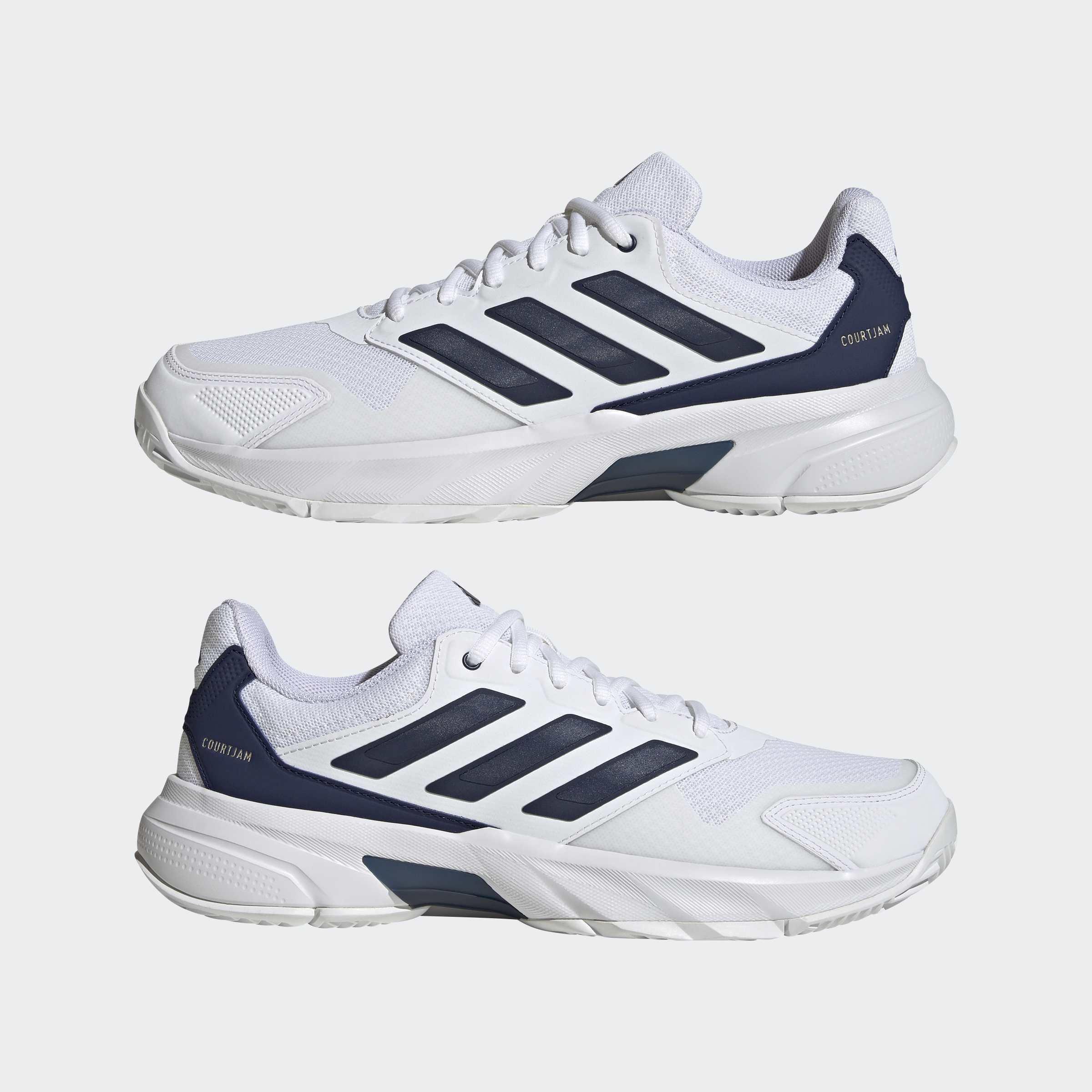 Courtjam Control 3 Tennis Shoes, White, A701_ONE, large image number 6