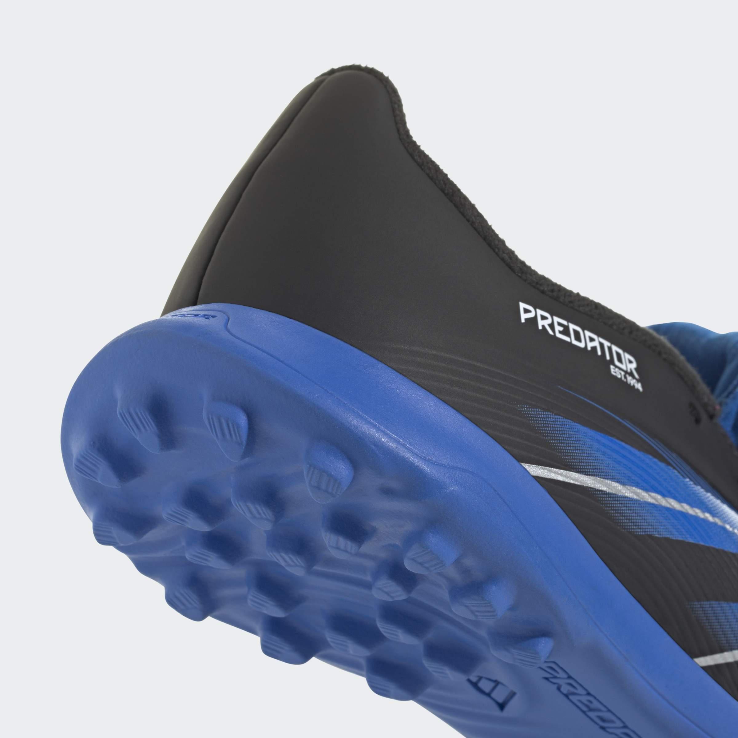 Kids Unisex Predator League JB Fold-Over Tongue Turf Boots, Black, A701_ONE, large image number 5