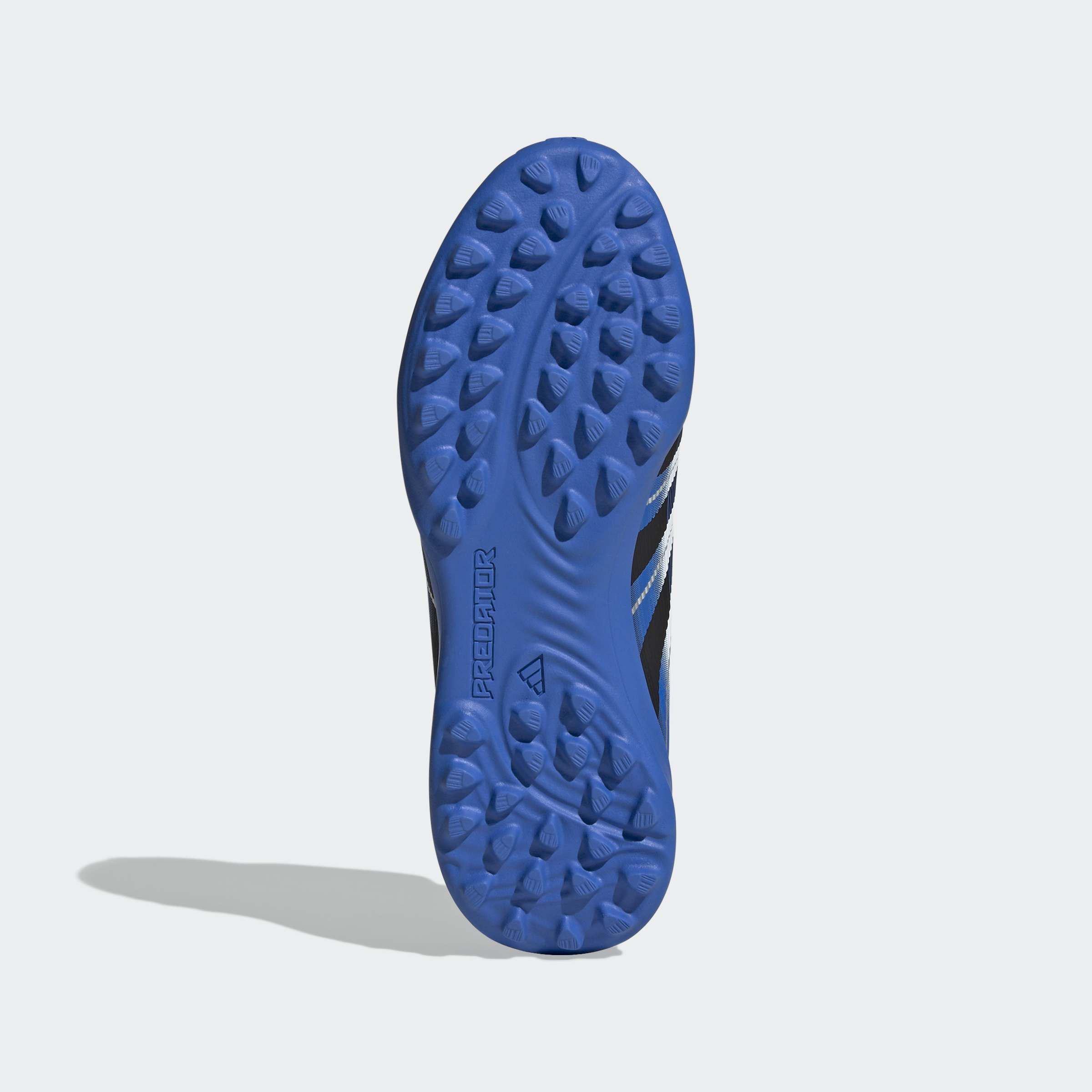 Kids Unisex Predator League JB Fold-Over Tongue Turf Boots, Black, A701_ONE, large image number 8