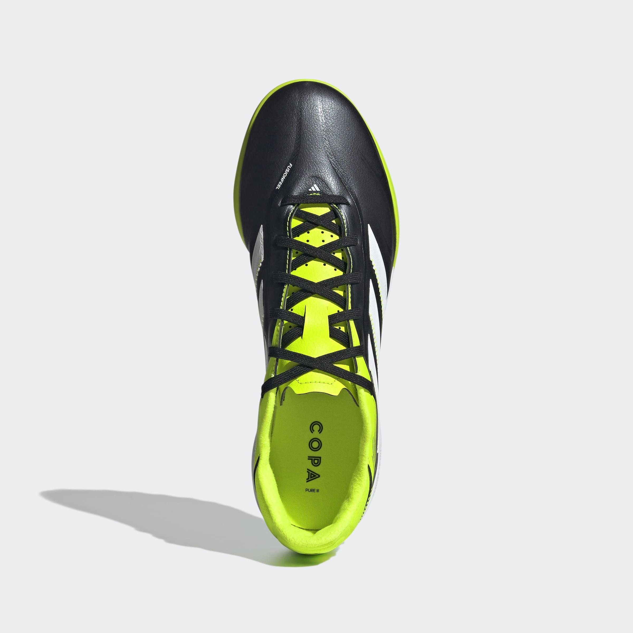 Unisex Copa Pure 3 League Turf Boots, Black, A701_ONE, large image number 1