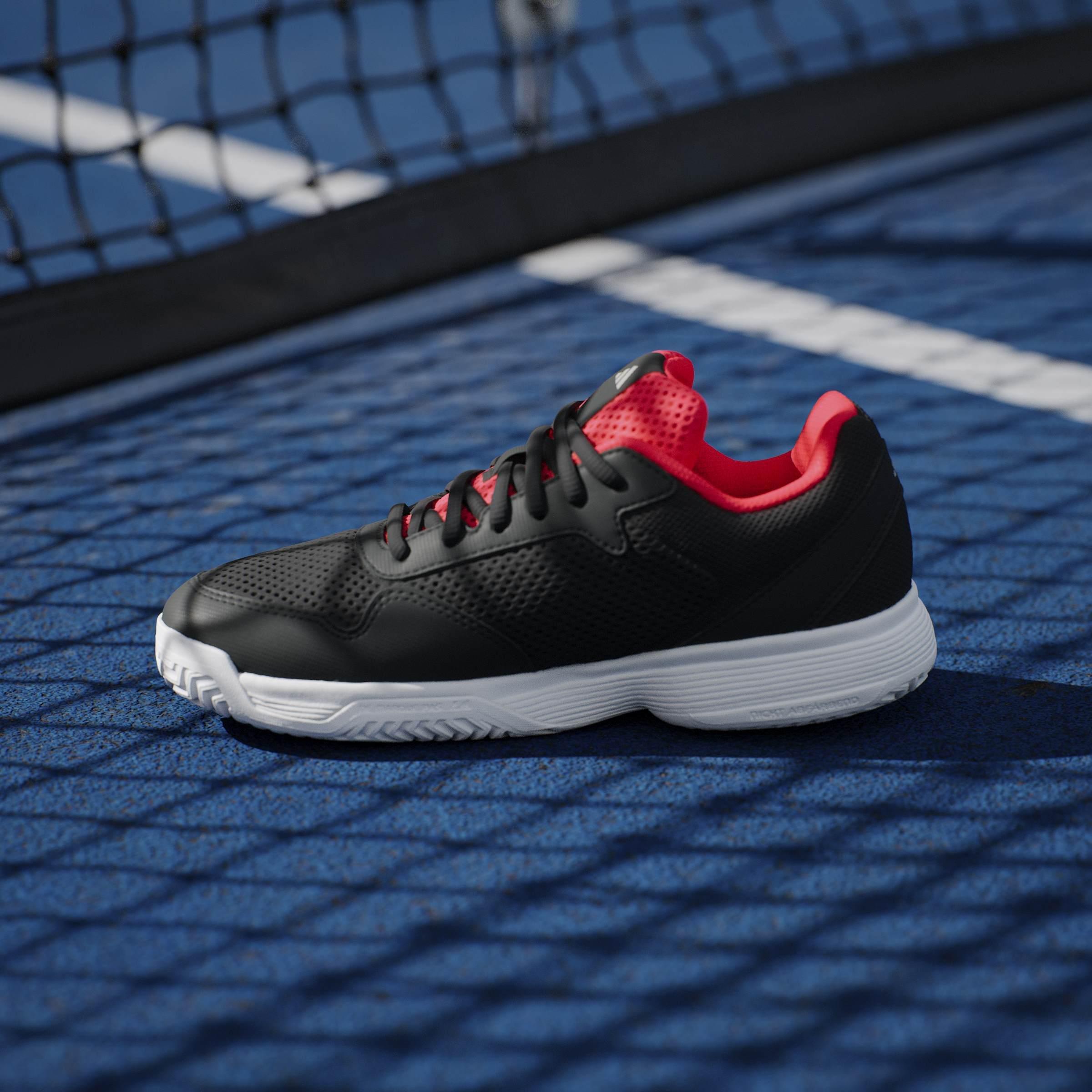 Kids Unisex Courtflash Tennis Shoes, White, A701_ONE, large image number 11