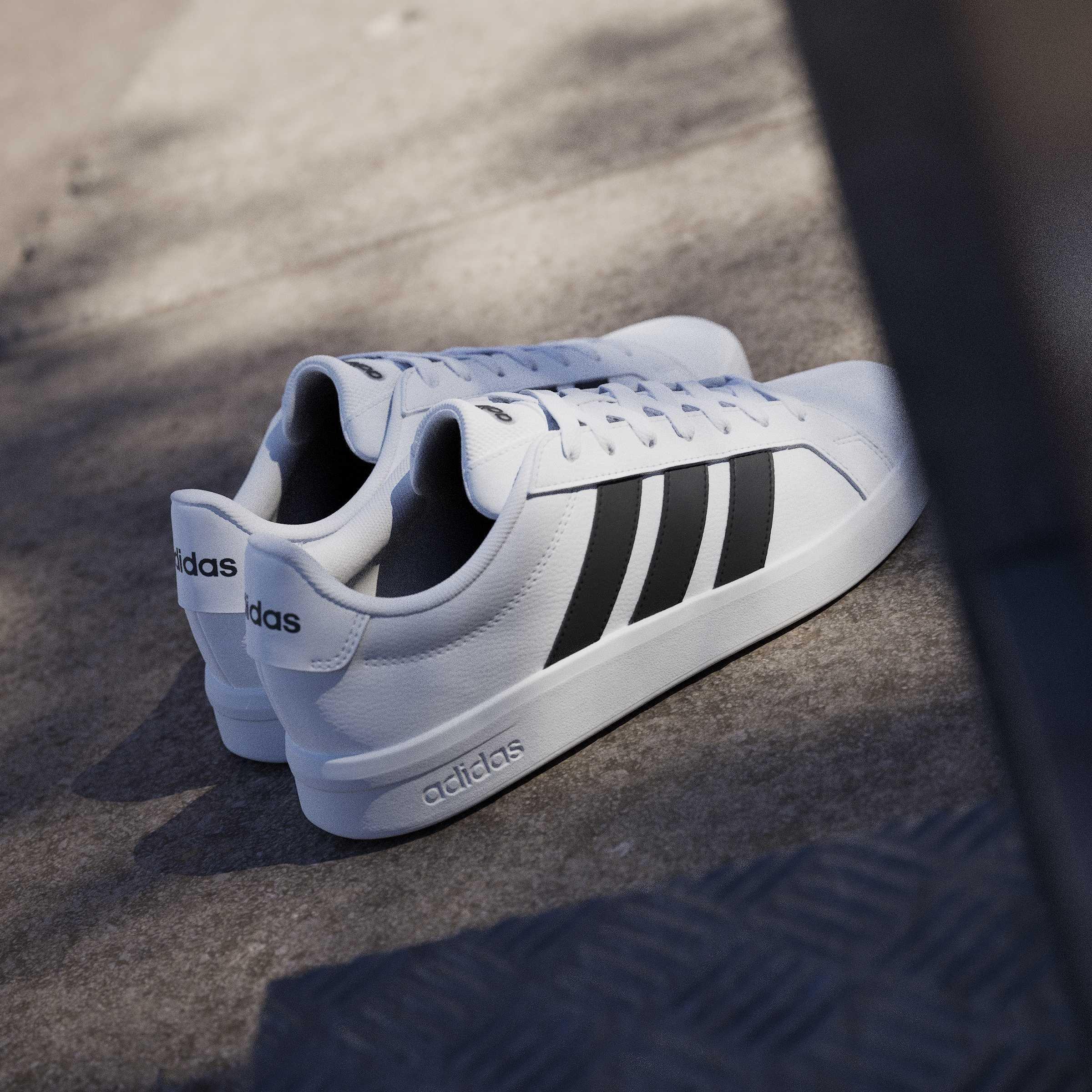 Grand Court Base 3.0 Shoes, White, A701_ONE, large image number 7