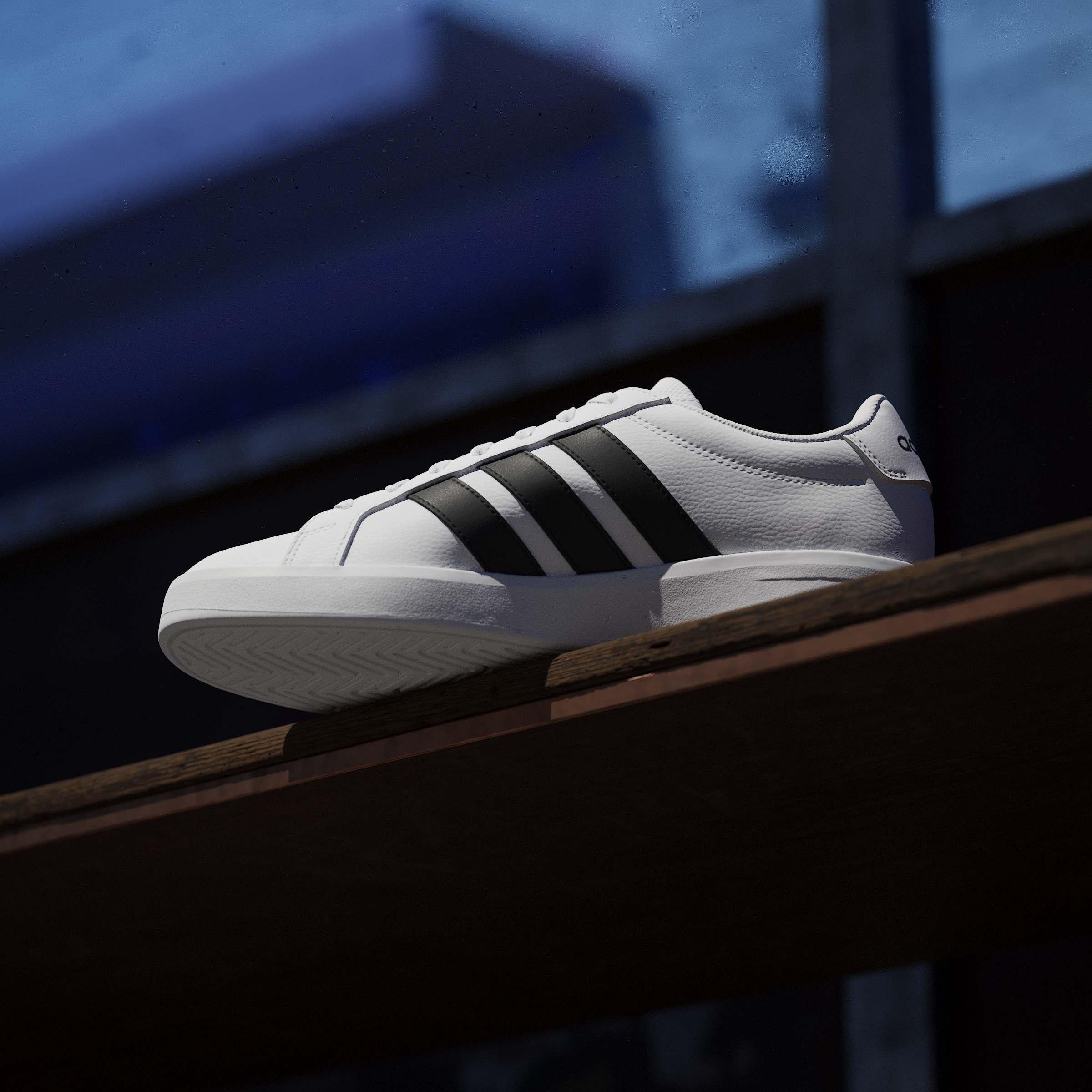 Grand Court Base 3.0 Shoes, White, A701_ONE, large image number 8