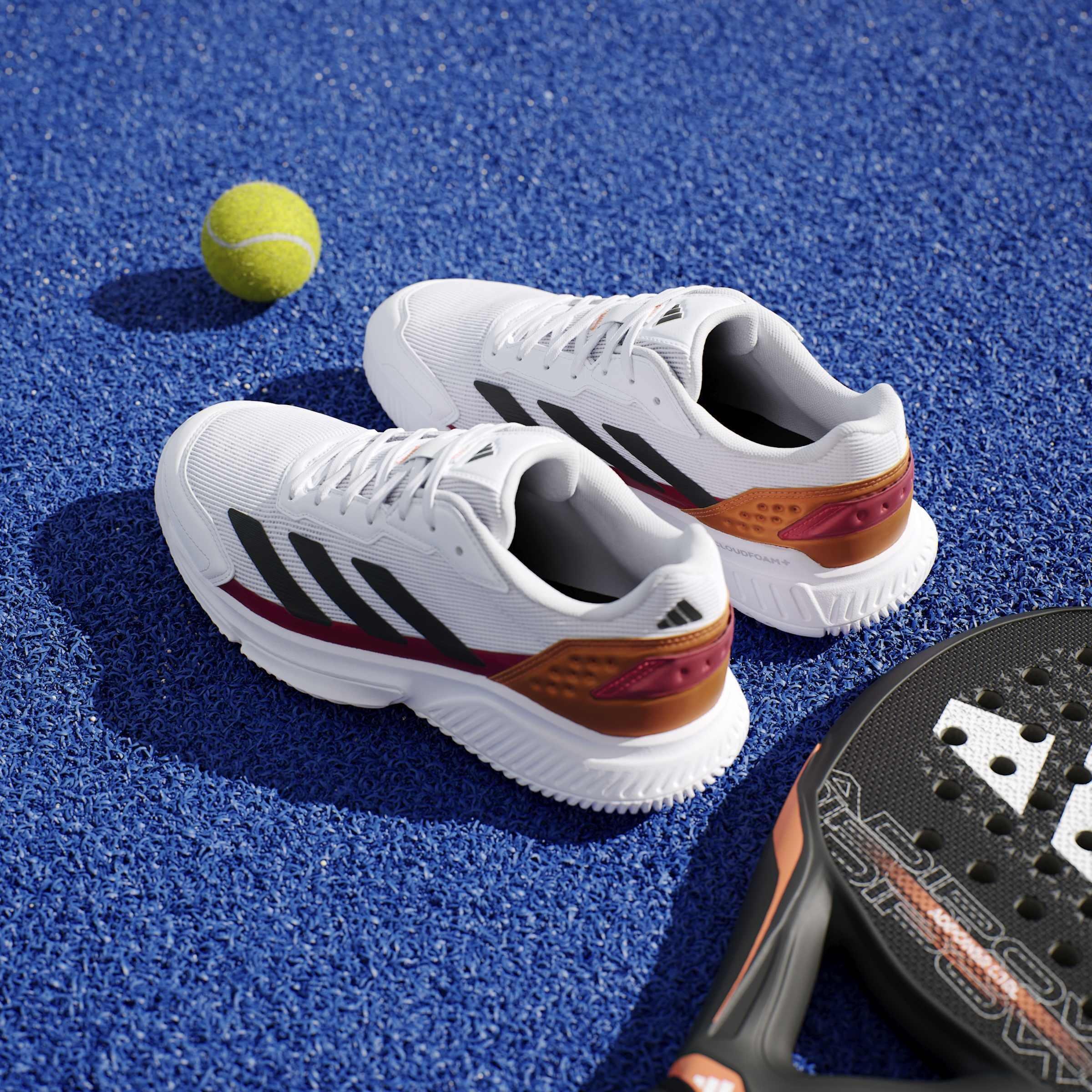 Courtquick Padel Shoes, White, A701_ONE, large image number 7