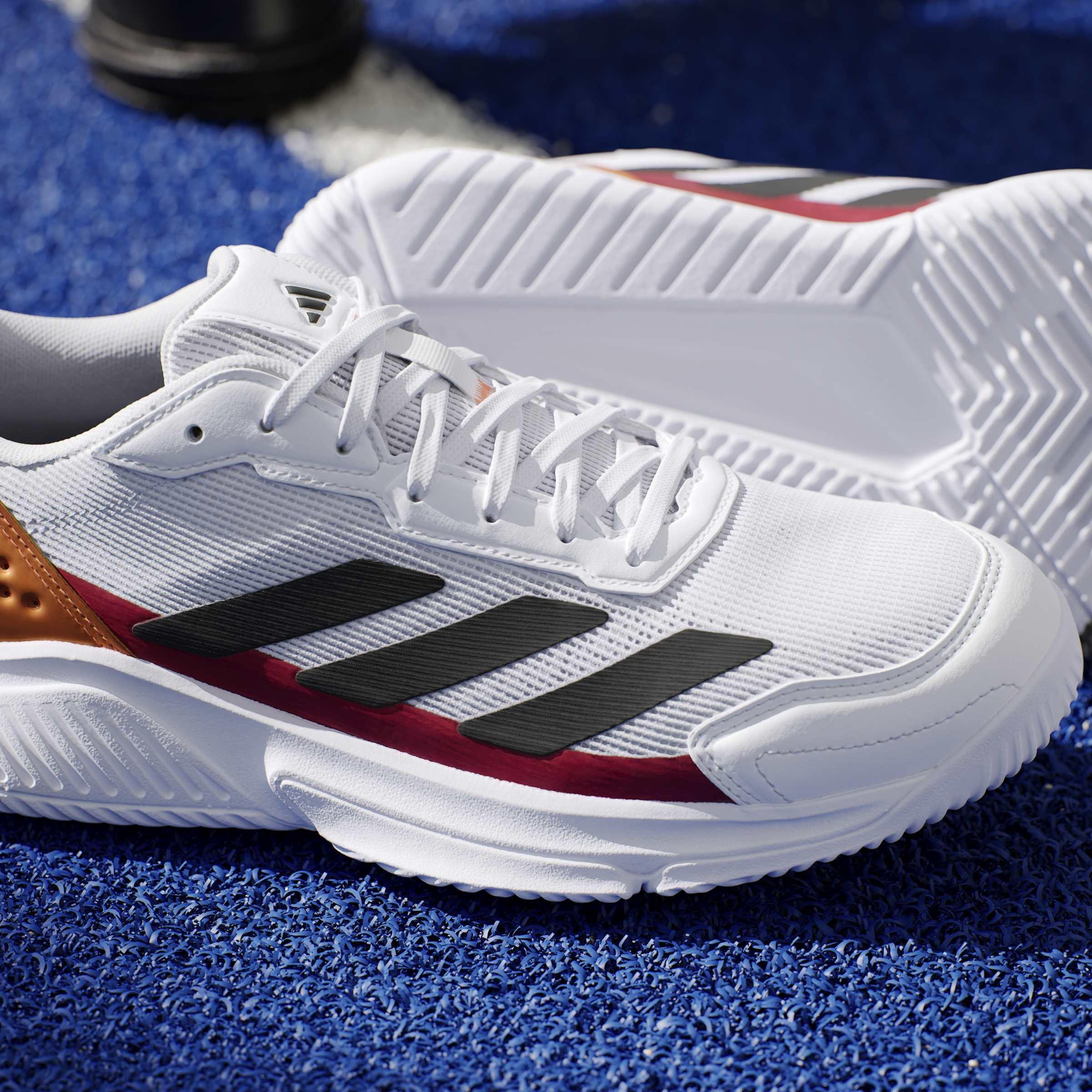 Courtquick Padel Shoes, White, A701_ONE, large image number 8