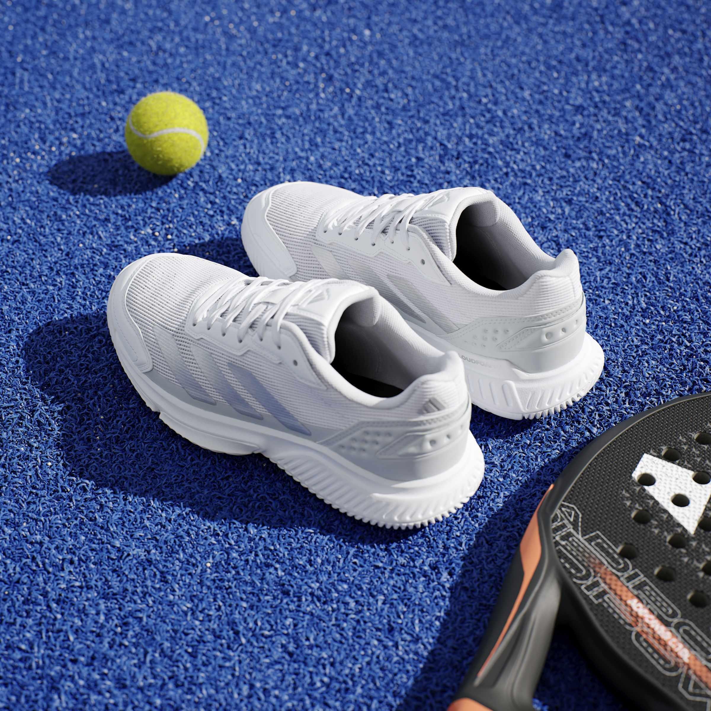 Courtquick Padel Shoes, White, A701_ONE, large image number 12