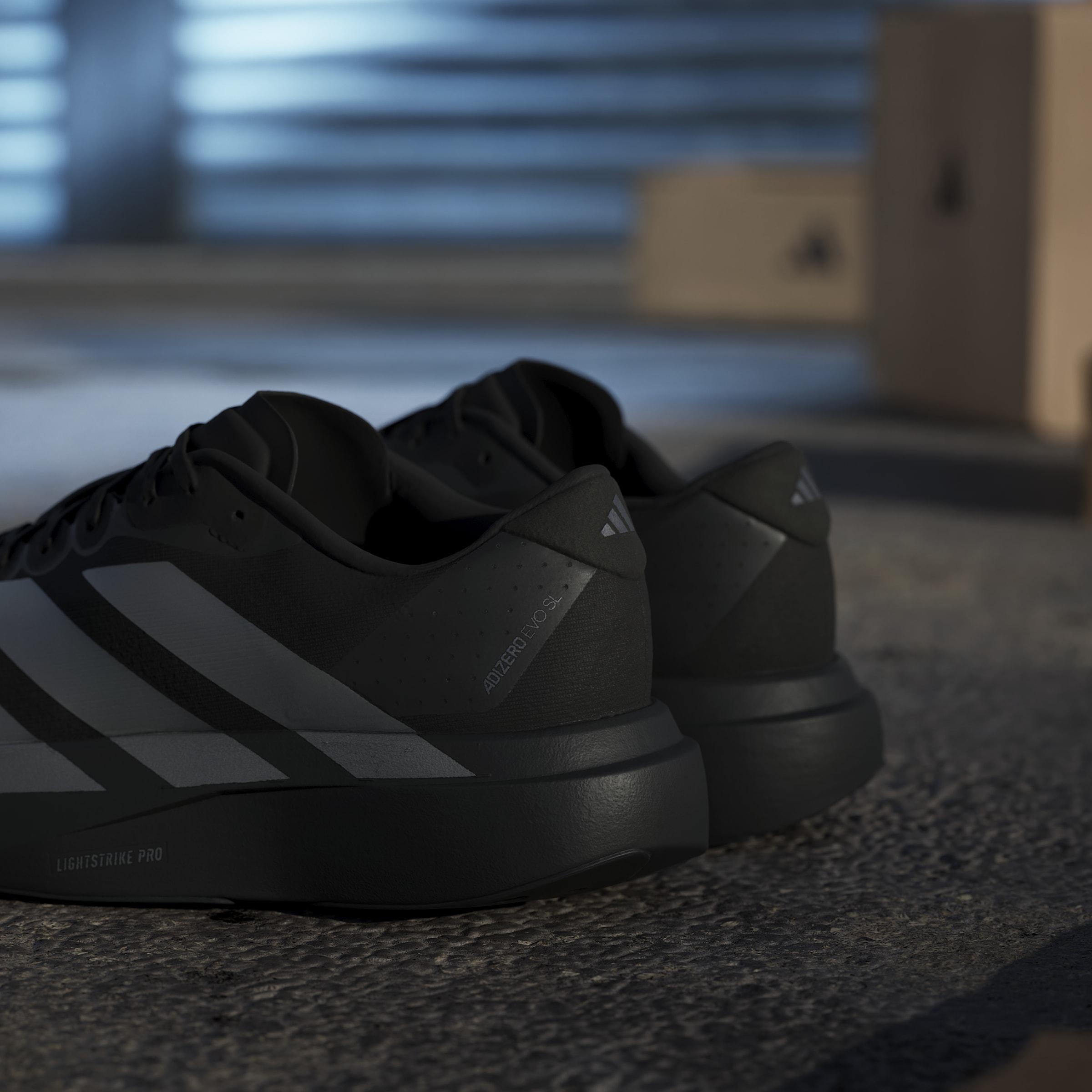 Adizero EVO SL Shoes, Black, A701_ONE, large image number 9