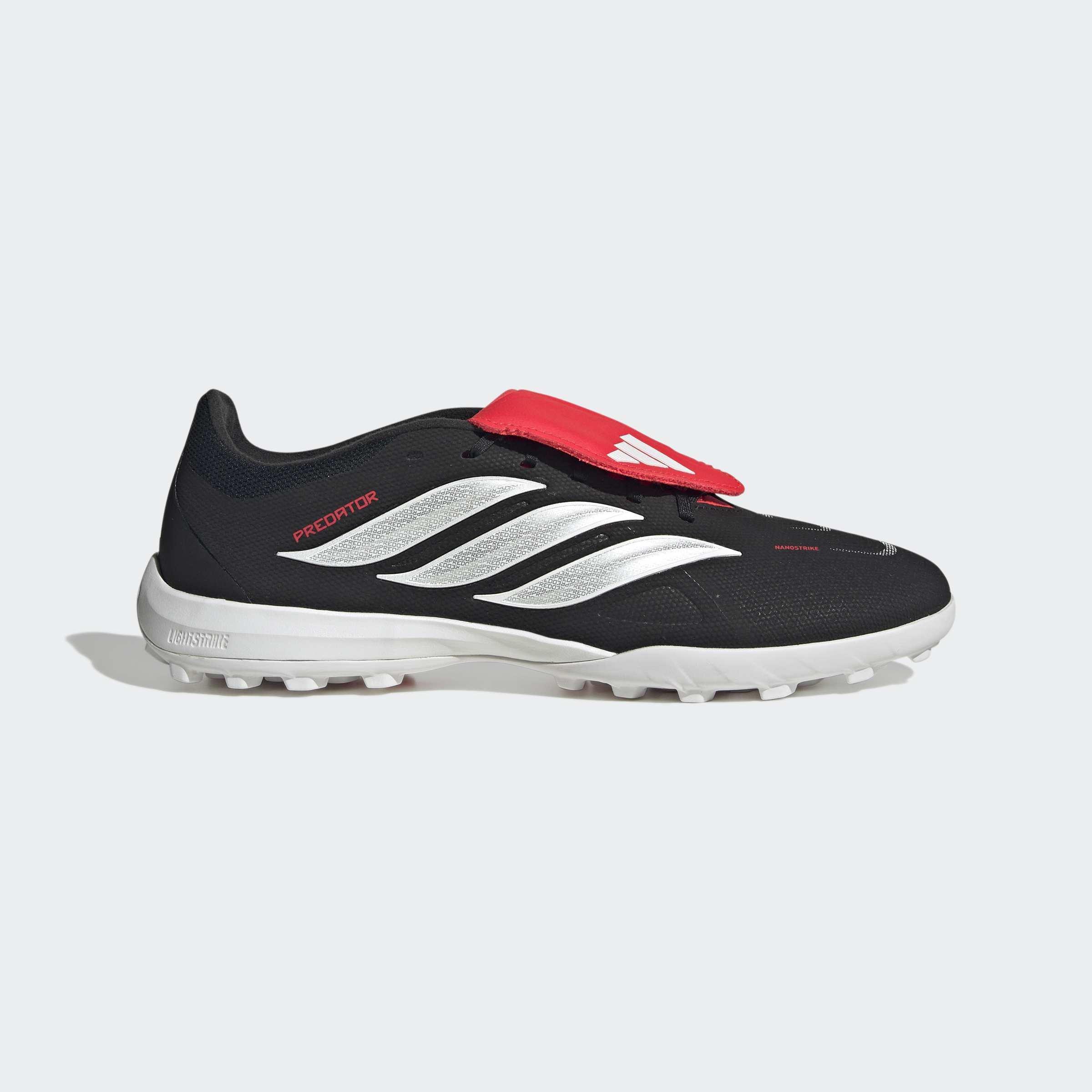 Unisex Predator League Fold-Over Tongue Turf Football Shoes, Black, A701_ONE, large image number 0