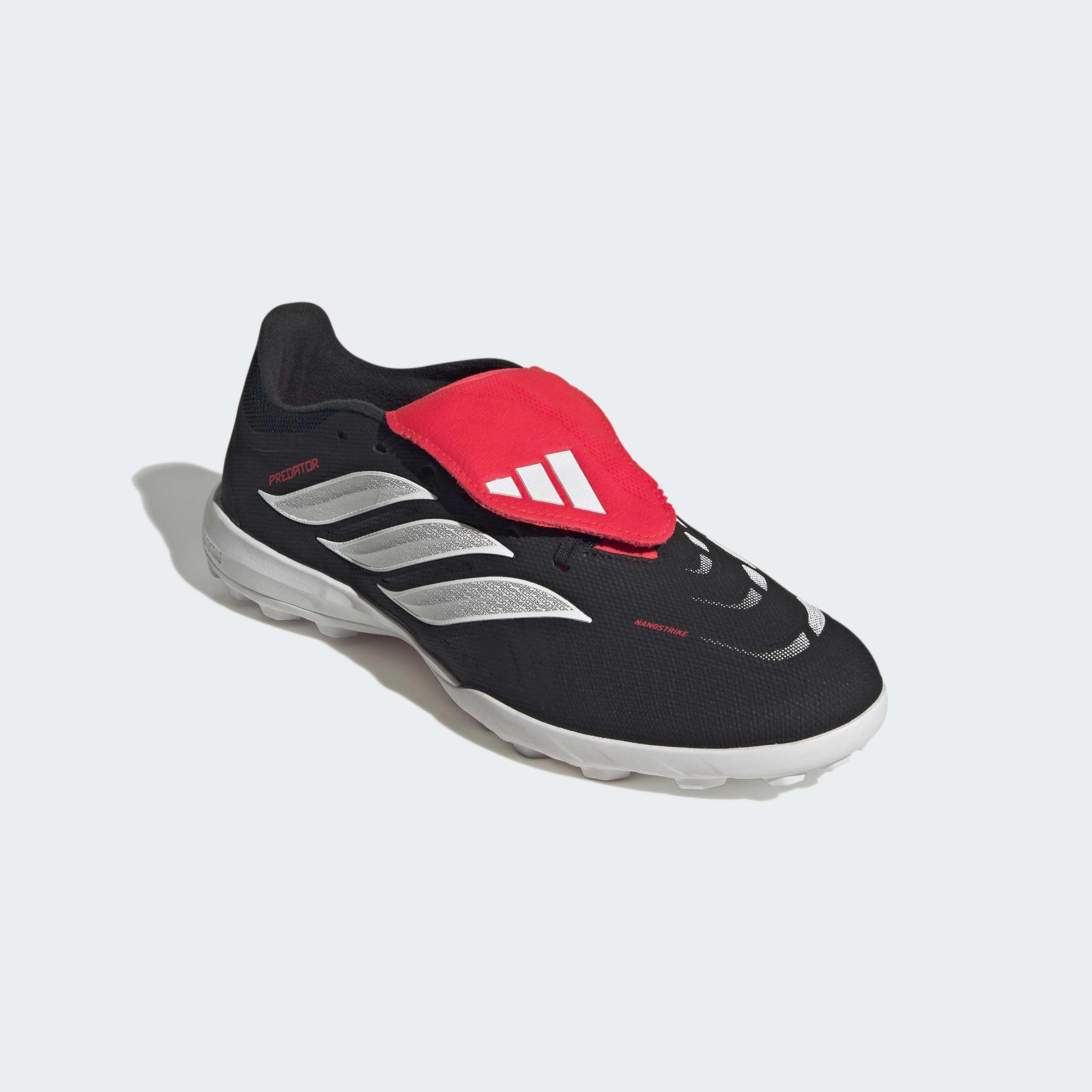 Unisex Predator League Fold-Over Tongue Turf Football Shoes, Black, A701_ONE, large image number 2