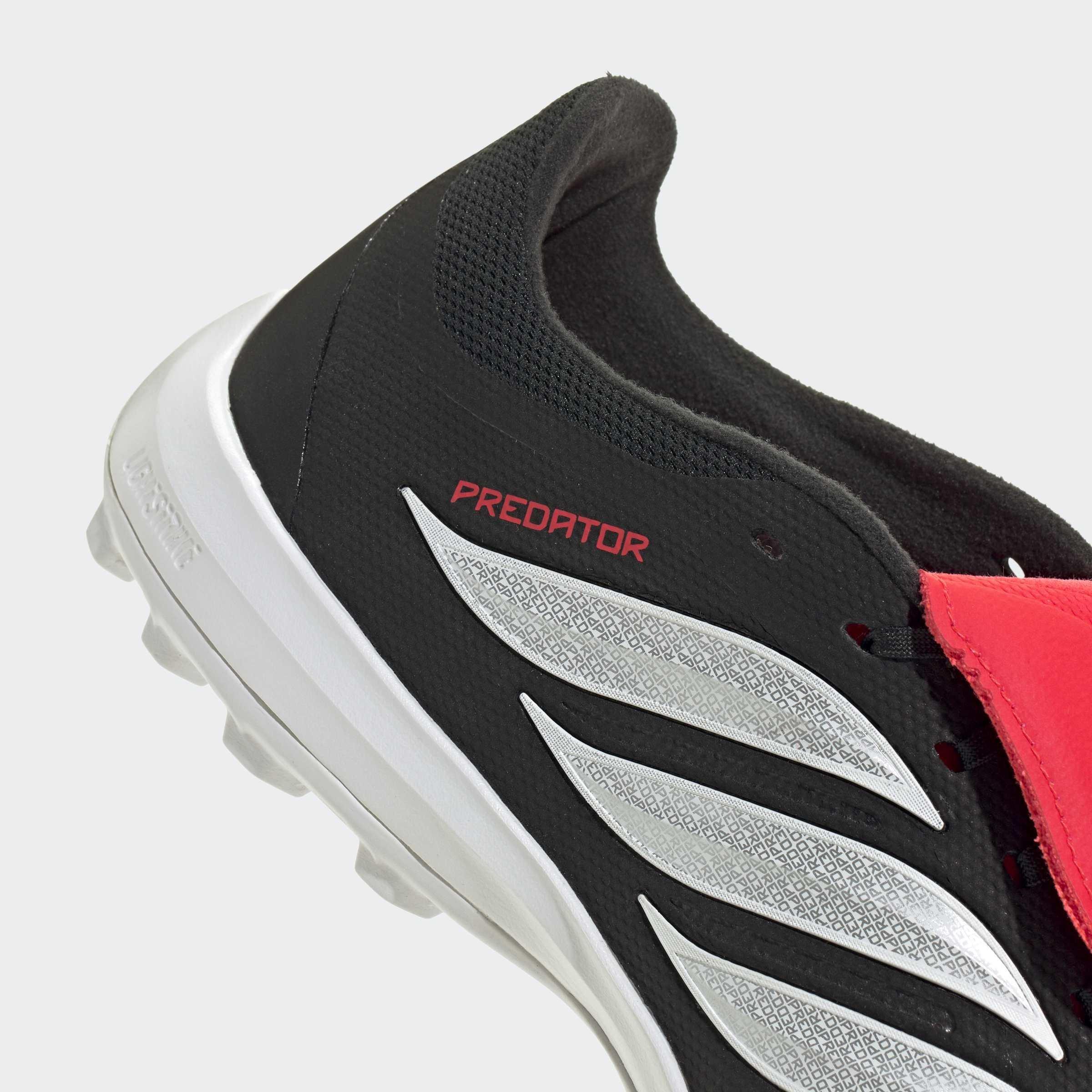 Unisex Predator League Fold-Over Tongue Turf Football Shoes, Black, A701_ONE, large image number 4
